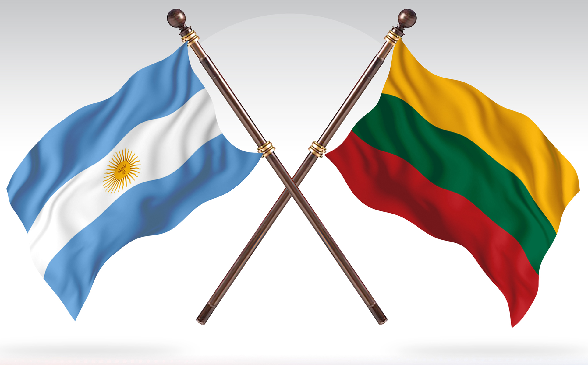 Download Иллюстрация "Argentina versus Lithuania Two Countries Flags - Illustration" / Argentina versus Lithuania Two Countries Flags - Illustration - Иллюстрация на тему графика national,patriotic,europe,asia,republic,map,flag,country,cartography,geography,nation,illustration,graphic,vector,state,world,isolated,symbol,border,icon