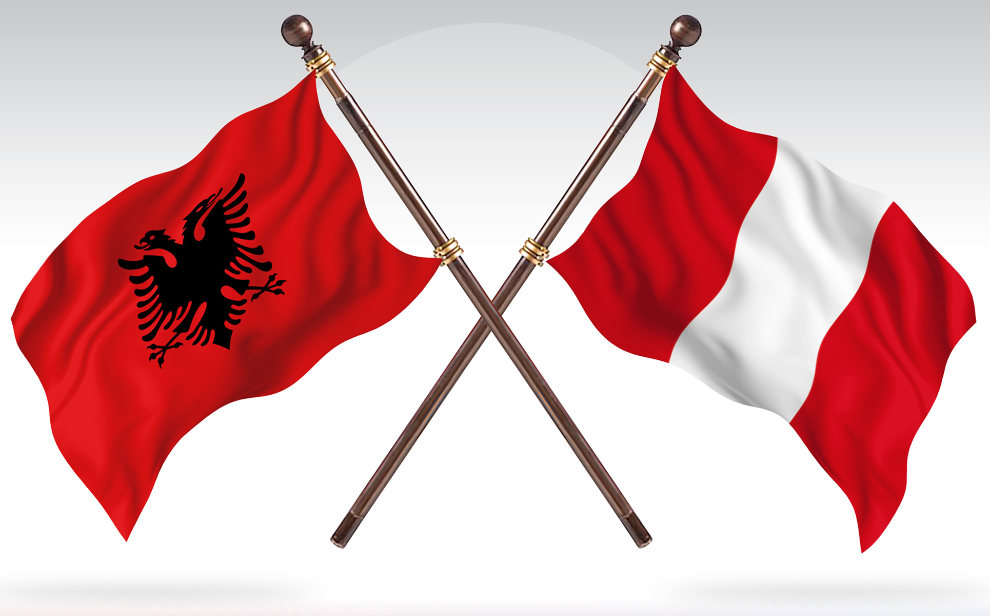 Download Иллюстрация "Albania versus Peru Two Countries Flags - Illustration" / Albania versus Peru Two Countries Flags - Illustration - Иллюстрация на тему графика national,patriotic,europe,asia,republic,map,flag,country,cartography,geography,nation,illustration,graphic,vector,state,world,isolated,symbol,border,icon