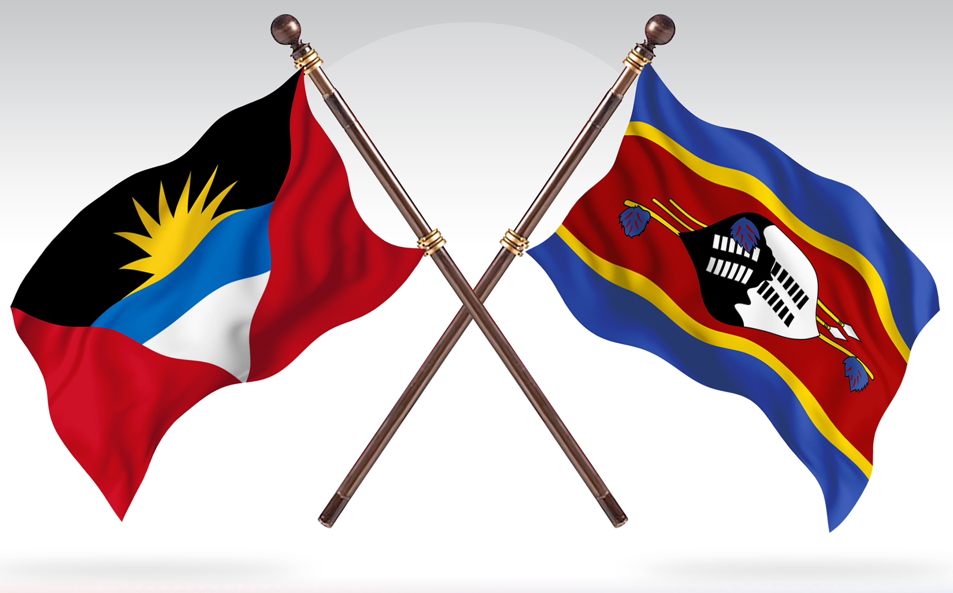 Download Иллюстрация "Antigua versus Swaziland  Two Countries Flags - Illustration" / Antigua versus Swaziland  Two Countries Flags - Illustration - Иллюстрация на тему графика national,patriotic,europe,asia,republic,map,flag,country,cartography,geography,nation,illustration,graphic,vector,state,world,isolated,symbol,border,icon