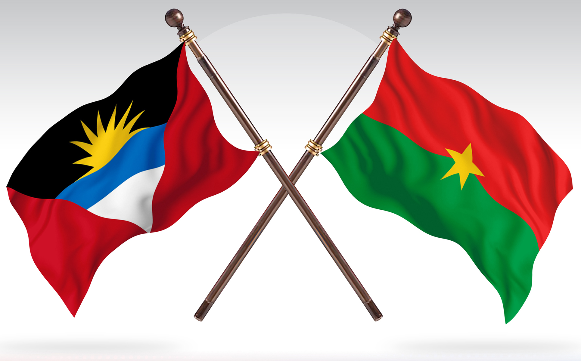 Download Иллюстрация "Antigua versus Burkina Faso Two Countries Flags - Illustration" / Antigua versus Burkina Faso Two Countries Flags - Illustration - Иллюстрация на тему графика national,patriotic,europe,asia,republic,map,flag,country,cartography,geography,nation,illustration,graphic,vector,state,world,isolated,symbol,border,icon