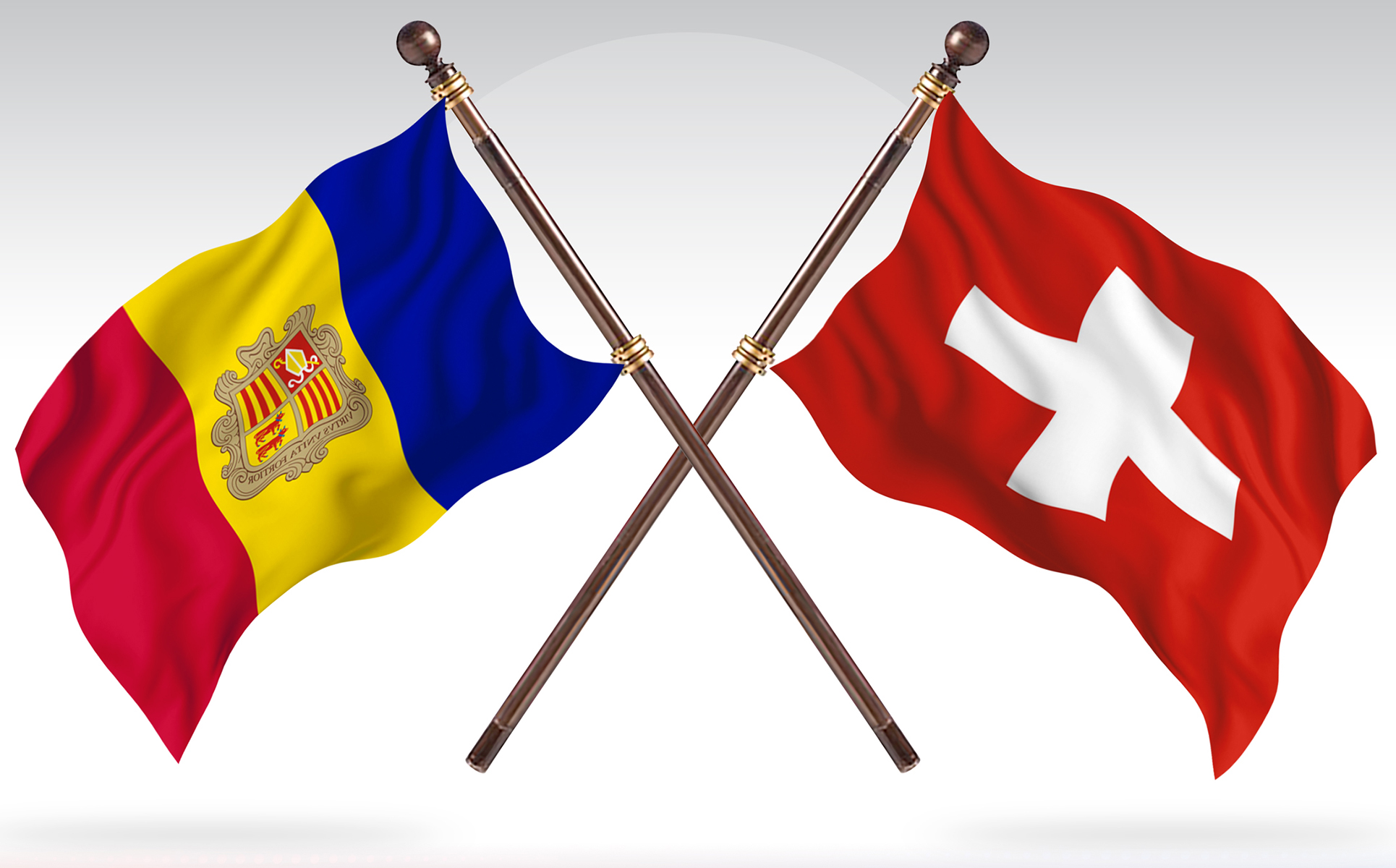 Download Иллюстрация "Andorra versus Switzerland Two Countries Flags - Illustration" / Andorra versus Switzerland Two Countries Flags - Illustration - Иллюстрация на тему графика national,patriotic,europe,asia,republic,map,flag,country,cartography,geography,nation,illustration,graphic,vector,state,world,isolated,symbol,border,icon