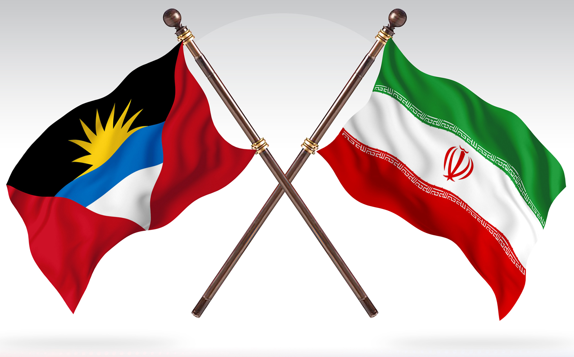 Download Иллюстрация "Antigua versus Iran Two Countries Flags - Illustration" / Antigua versus Iran Two Countries Flags - Illustration - Иллюстрация на тему графика national,patriotic,europe,asia,republic,map,flag,country,cartography,geography,nation,illustration,graphic,vector,state,world,isolated,symbol,border,icon