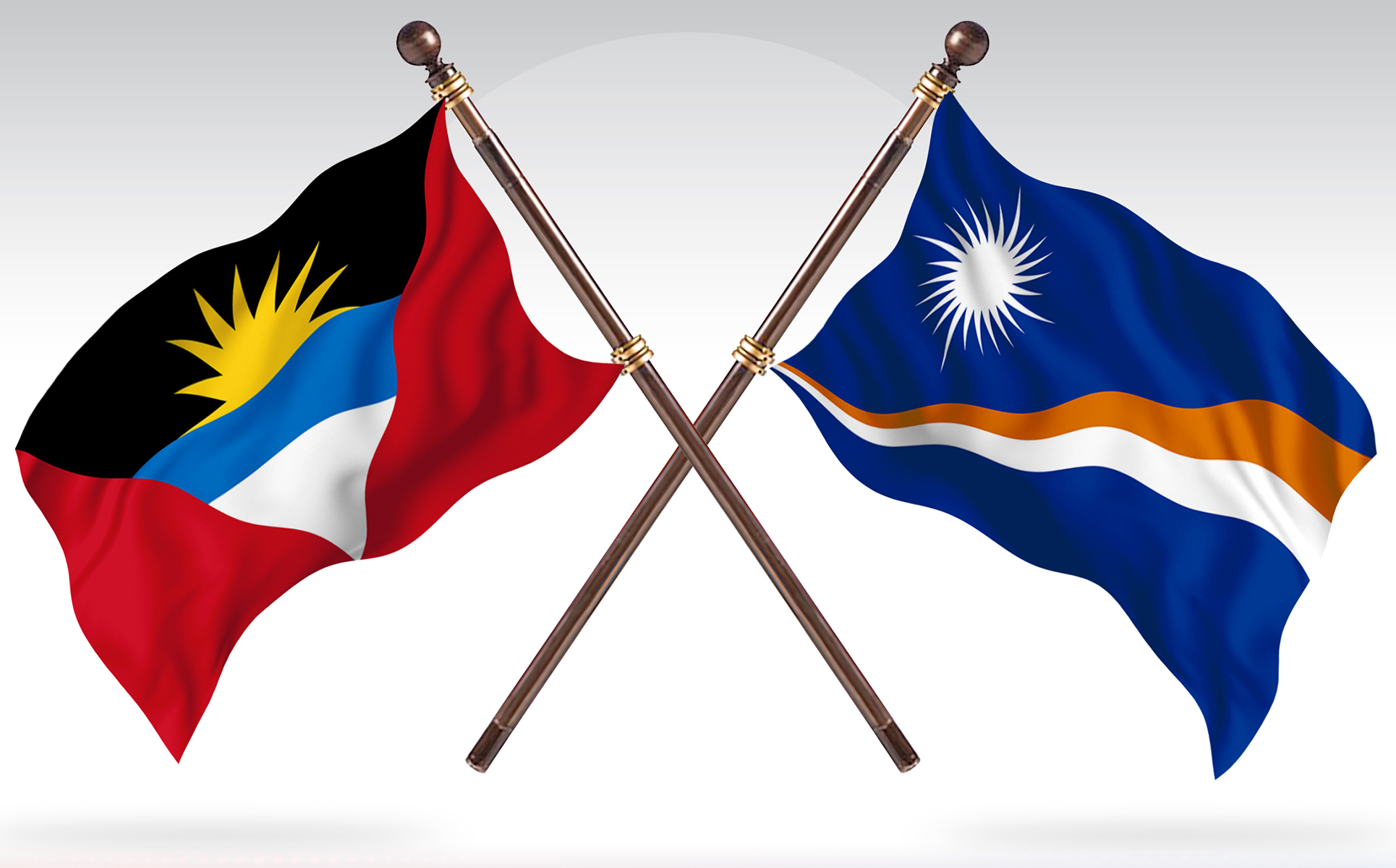 Download Иллюстрация "Antigua versus Marshall Islands Two Countries Flags - Illustration" / Antigua versus Marshall Islands Two Countries Flags - Illustration - Иллюстрация на тему графика national,patriotic,europe,asia,republic,map,flag,country,cartography,geography,nation,illustration,graphic,vector,state,world,isolated,symbol,border,icon