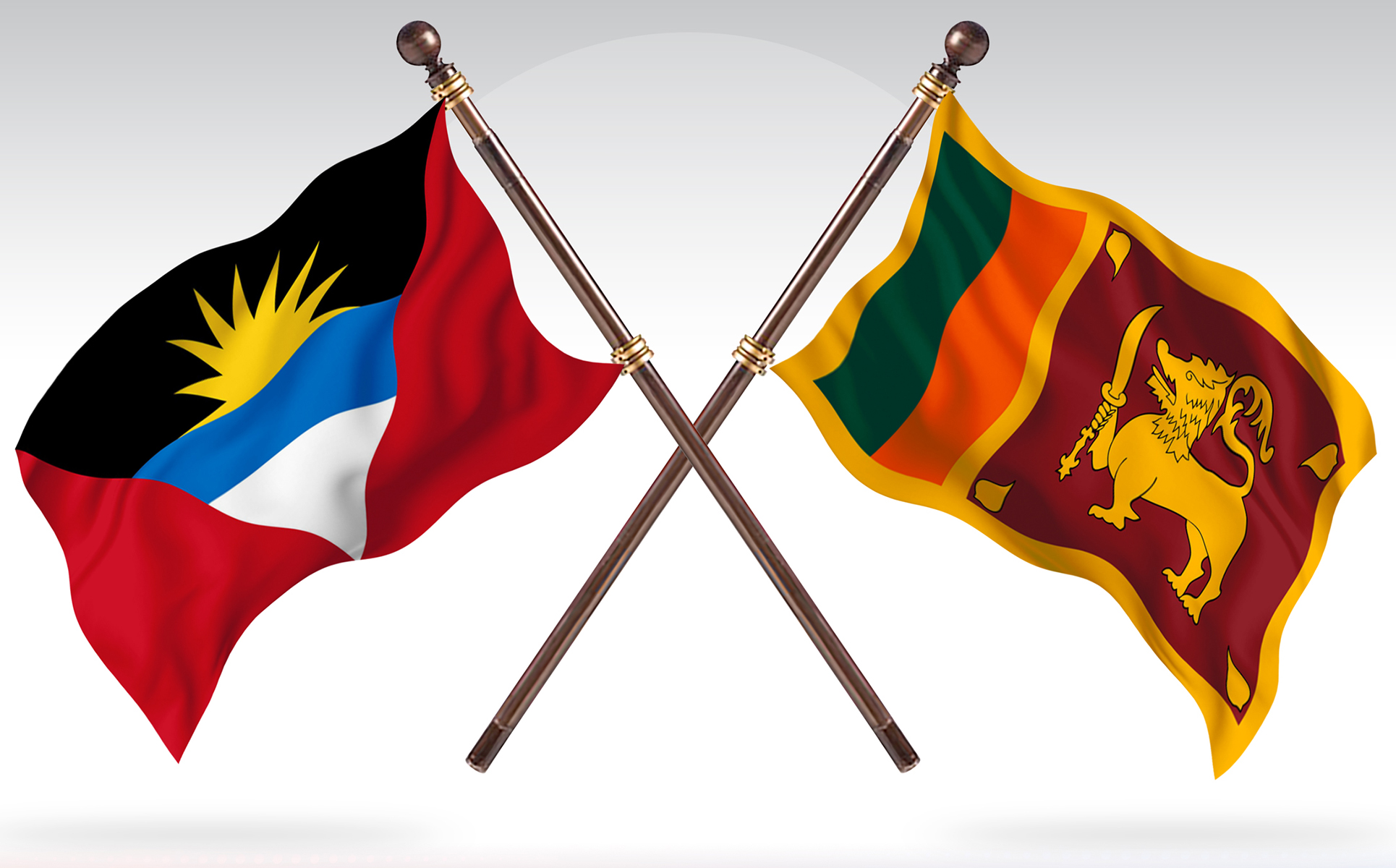 Download Иллюстрация "Antigua versus Sri Lanka Two Countries Flags - Illustration" / Antigua versus Sri Lanka Two Countries Flags - Illustration - Иллюстрация на тему графика national,patriotic,europe,asia,republic,map,flag,country,cartography,geography,nation,illustration,graphic,vector,state,world,isolated,symbol,border,icon