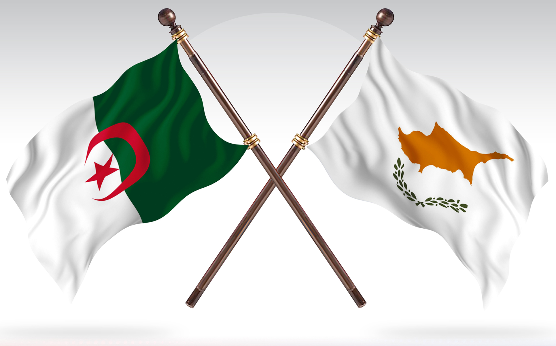 Download Иллюстрация "Algeria versus Cyprus Two Countries Flags - Illustration" / Algeria versus Cyprus Two Countries Flags - Illustration - Иллюстрация на тему графика national,patriotic,europe,asia,republic,map,flag,country,cartography,geography,nation,illustration,graphic,vector,state,world,isolated,symbol,border,icon