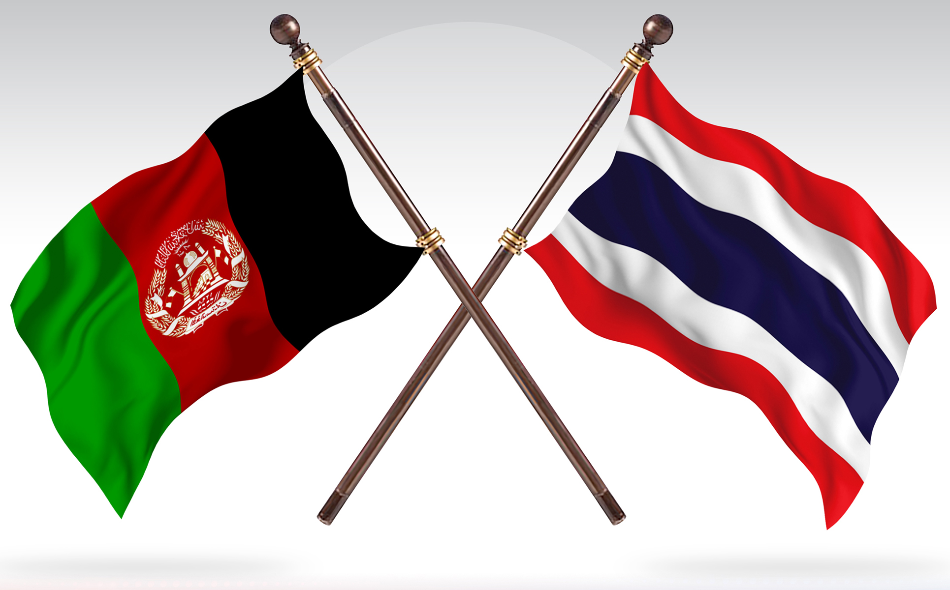 Download Иллюстрация "Afghanistan versus Thailand  Two Countries Flags - Illustration" / Afghanistan versus Thailand  Two Countries Flags - Illustration - Иллюстрация на тему графика national,patriotic,europe,asia,republic,map,flag,country,cartography,geography,nation,illustration,graphic,vector,state,world,isolated,symbol,border,icon