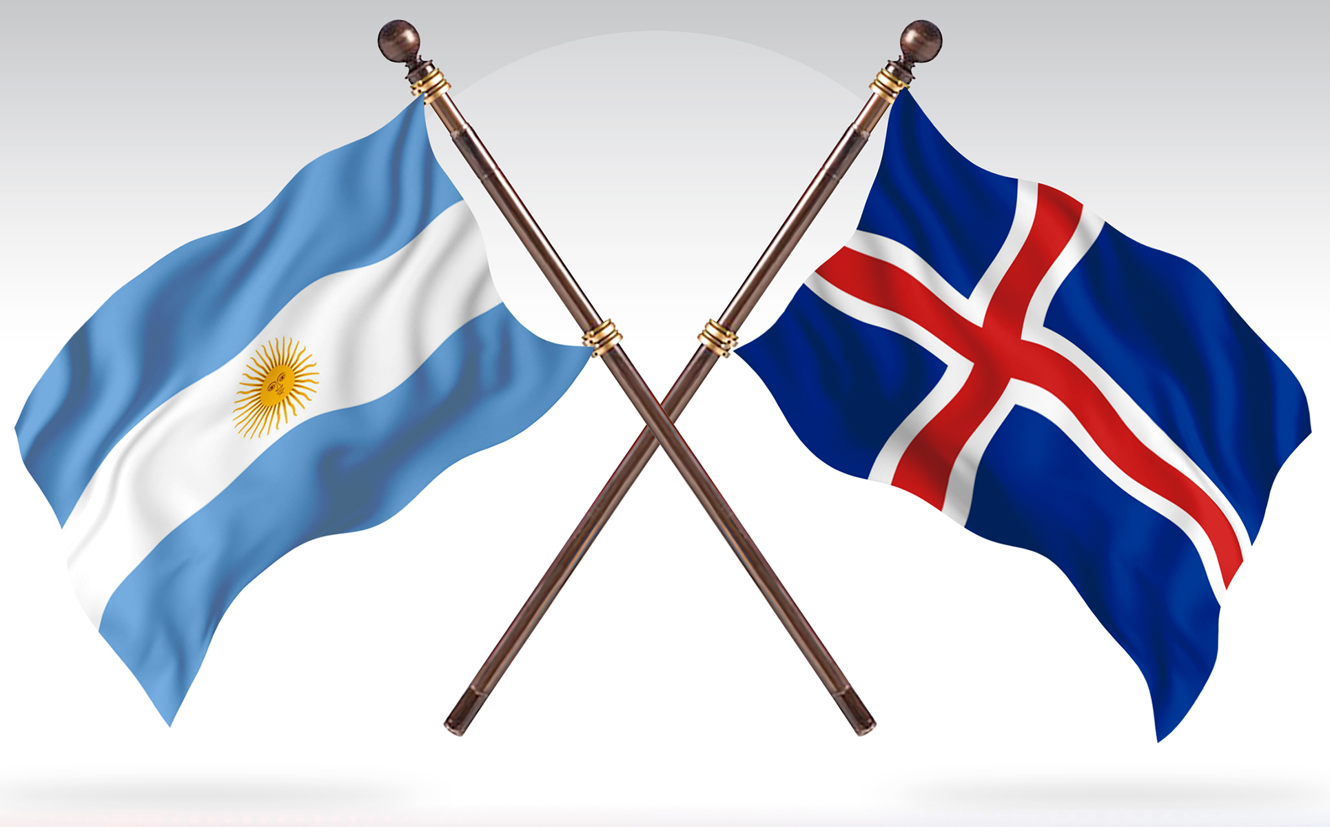Download Иллюстрация "Argentina versus Iceland Two Countries Flags - Illustration" / Argentina versus Iceland Two Countries Flags - Illustration - Иллюстрация на тему графика national,patriotic,europe,asia,republic,map,flag,country,cartography,geography,nation,illustration,graphic,vector,state,world,isolated,symbol,border,icon