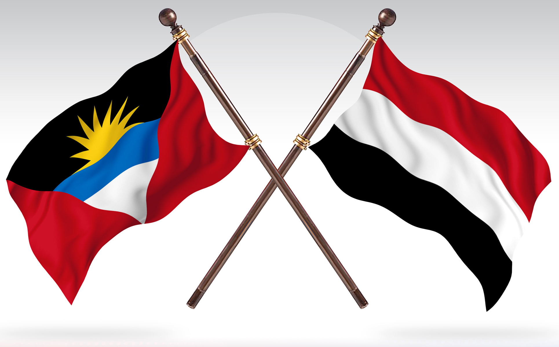 Download Иллюстрация "Antigua versus Yemen Two Countries Flags - Illustration" / Antigua versus Yemen Two Countries Flags - Illustration - Иллюстрация на тему графика national,patriotic,europe,asia,republic,map,flag,country,cartography,geography,nation,illustration,graphic,vector,state,world,isolated,symbol,border,icon