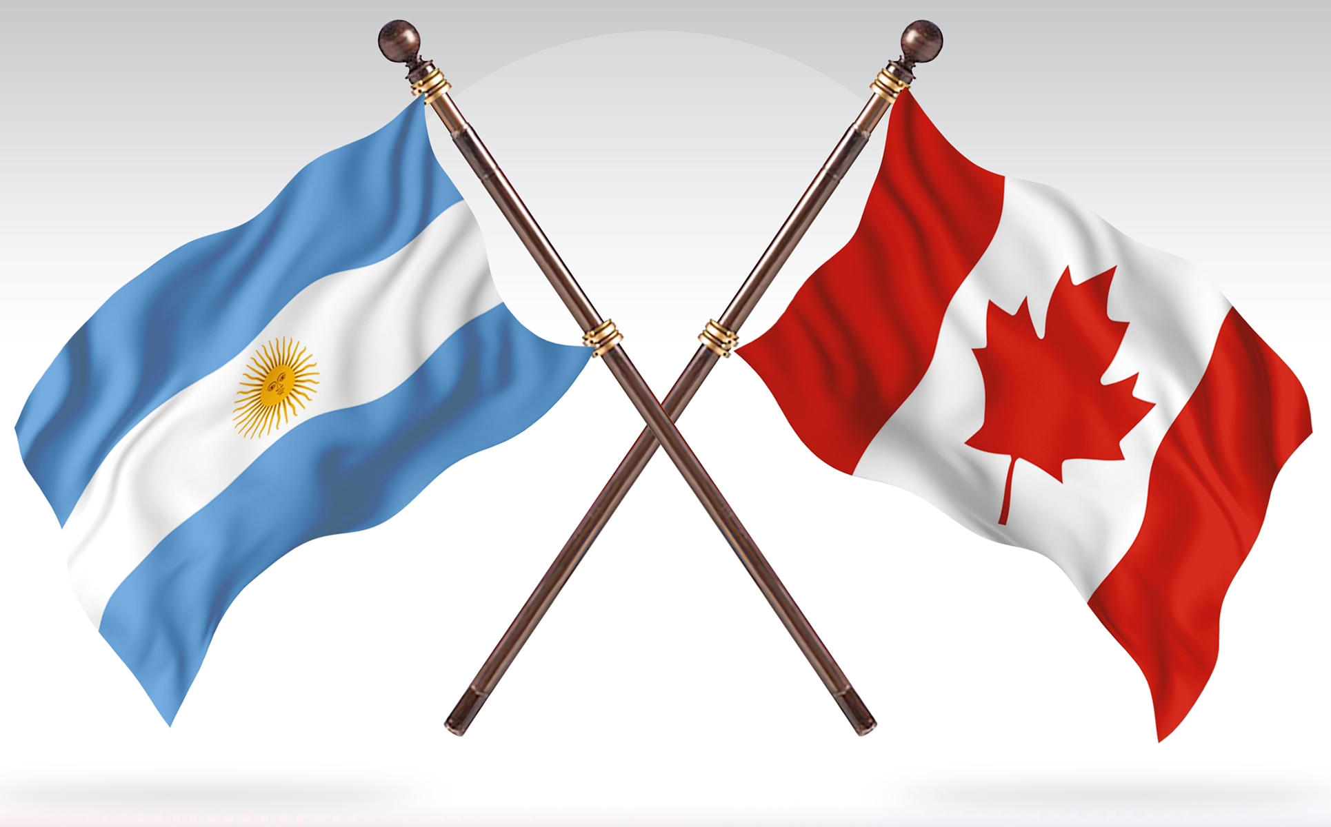 Download Иллюстрация "Argentina versus Canada Two Countries Flags - Illustration" / Argentina versus Canada Two Countries Flags - Illustration - Иллюстрация на тему графика national,patriotic,europe,asia,republic,map,flag,country,cartography,geography,nation,illustration,graphic,vector,state,world,isolated,symbol,border,icon