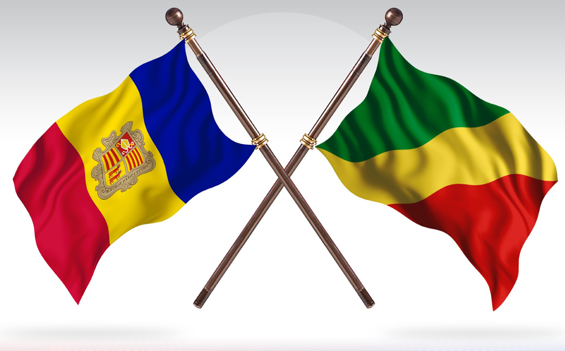 Download Иллюстрация "Andorra versus Congo Two Countries Flags - Illustration" / Andorra versus Congo Two Countries Flags - Illustration - Иллюстрация на тему графика national,patriotic,europe,asia,republic,map,flag,country,cartography,geography,nation,illustration,graphic,vector,state,world,isolated,symbol,border,icon