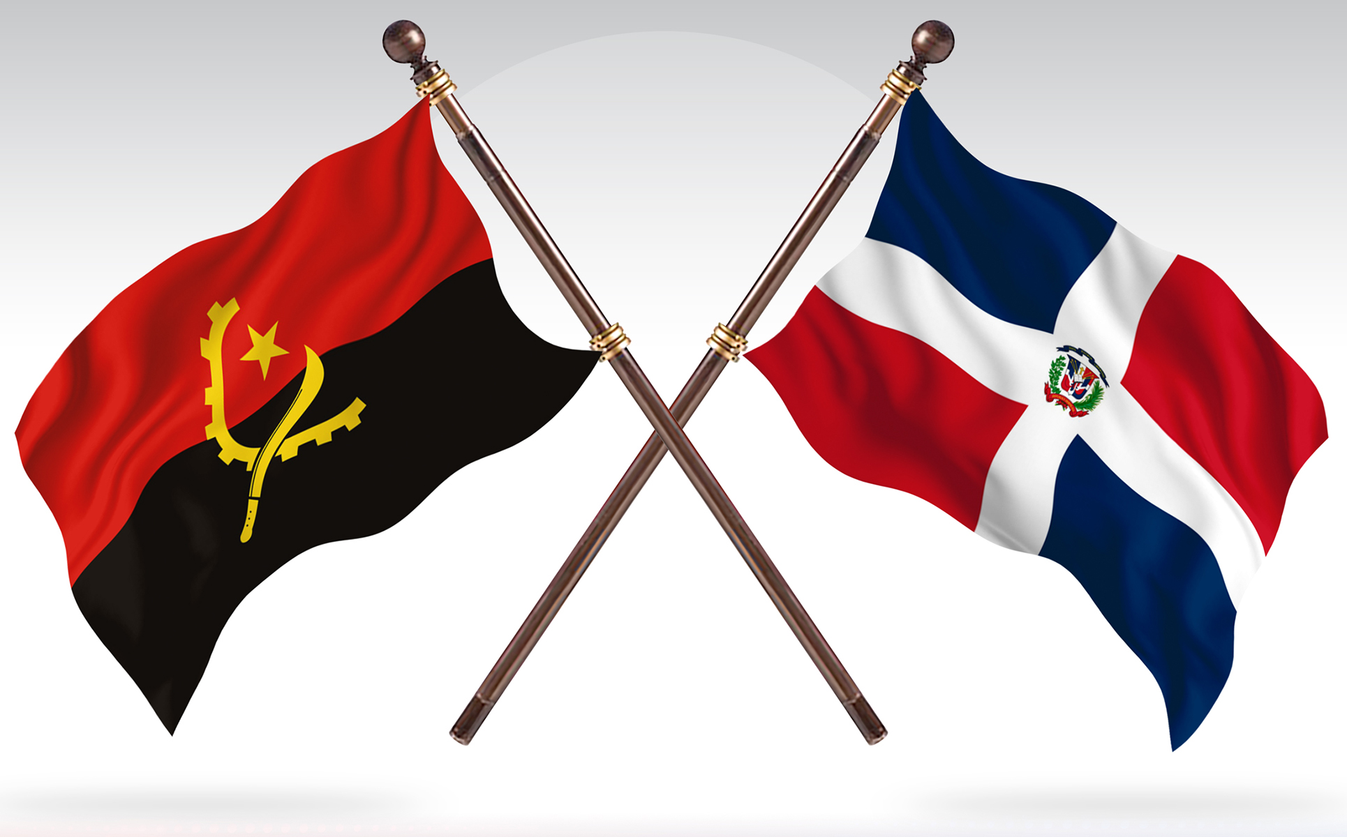 Download Иллюстрация "Angola versus Dominican Republic Two Countries Flags - Illustration" / Angola versus Dominican Republic Two Countries Flags - Illustration - Иллюстрация на тему графика national,patriotic,europe,asia,republic,map,flag,country,cartography,geography,nation,illustration,graphic,vector,state,world,isolated,symbol,border,icon