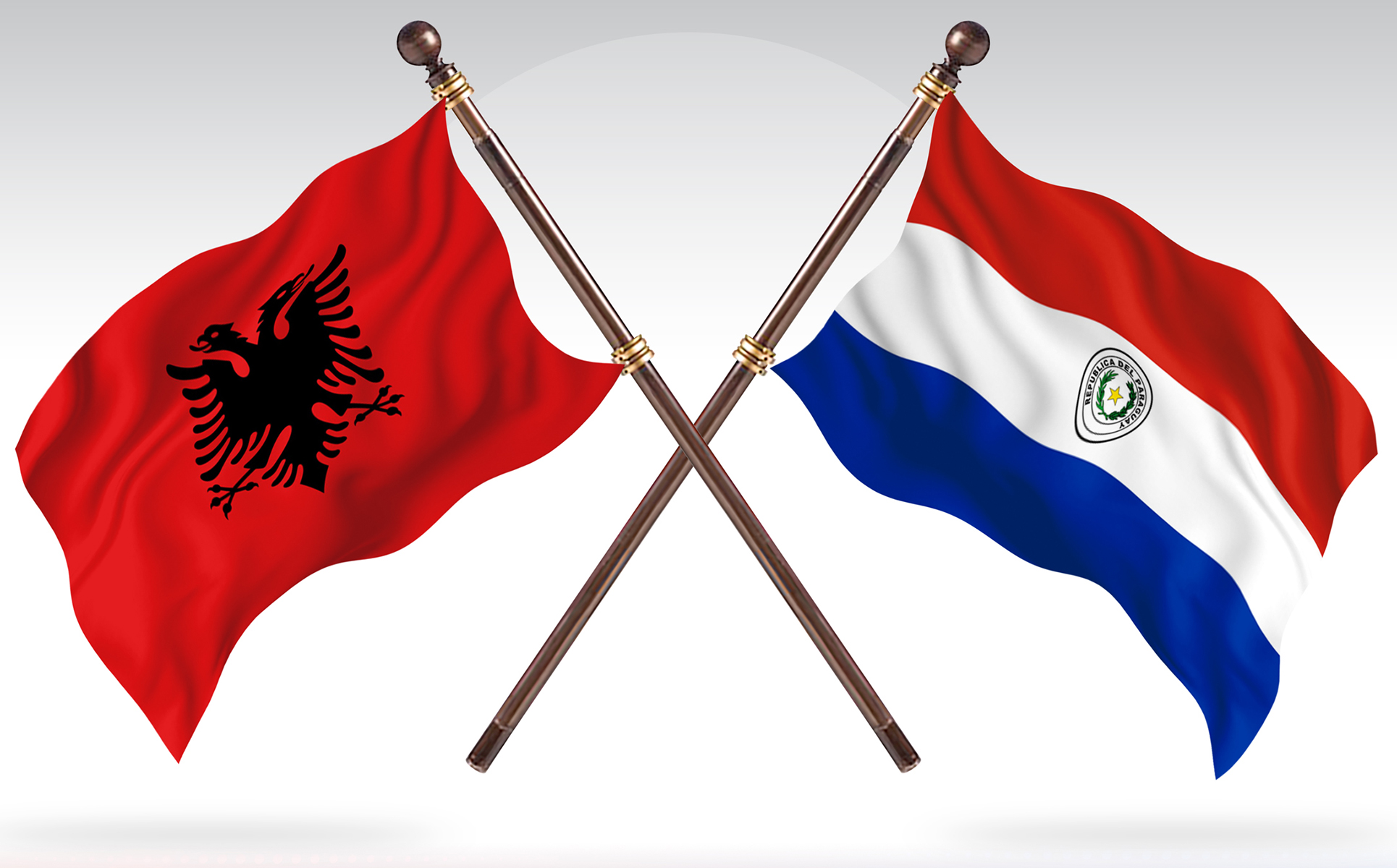 Download Иллюстрация "Albania versus Paraguay Two Countries Flags - Illustration" / Albania versus Paraguay Two Countries Flags - Illustration - Иллюстрация на тему графика national,patriotic,europe,asia,republic,map,flag,country,cartography,geography,nation,illustration,graphic,vector,state,world,isolated,symbol,border,icon