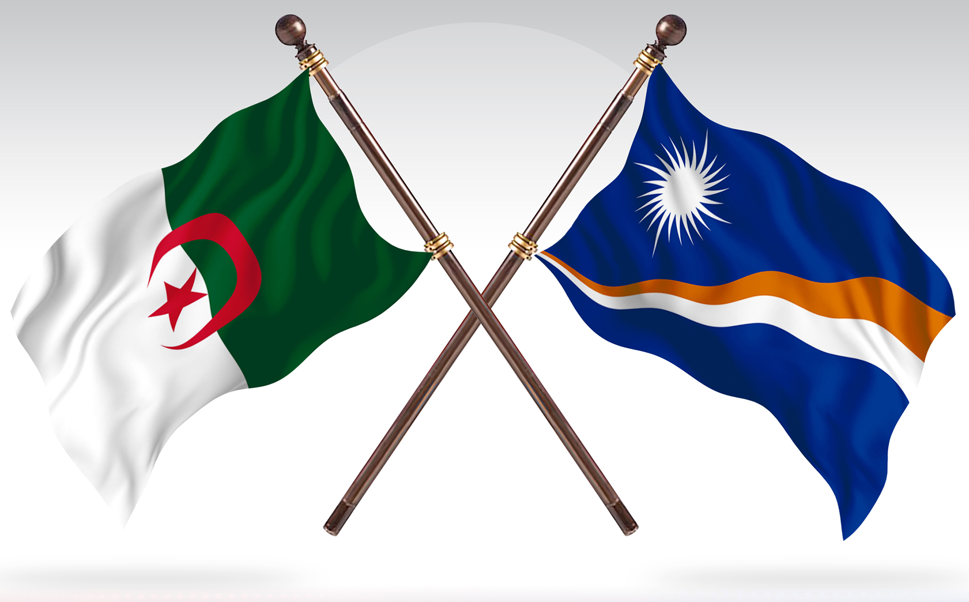 Download Иллюстрация "Algeria versus Marshall Islands Two Countries Flags - Illustration" / Algeria versus Marshall Islands Two Countries Flags - Illustration - Иллюстрация на тему графика national,patriotic,europe,asia,republic,map,flag,country,cartography,geography,nation,illustration,graphic,vector,state,world,isolated,symbol,border,icon