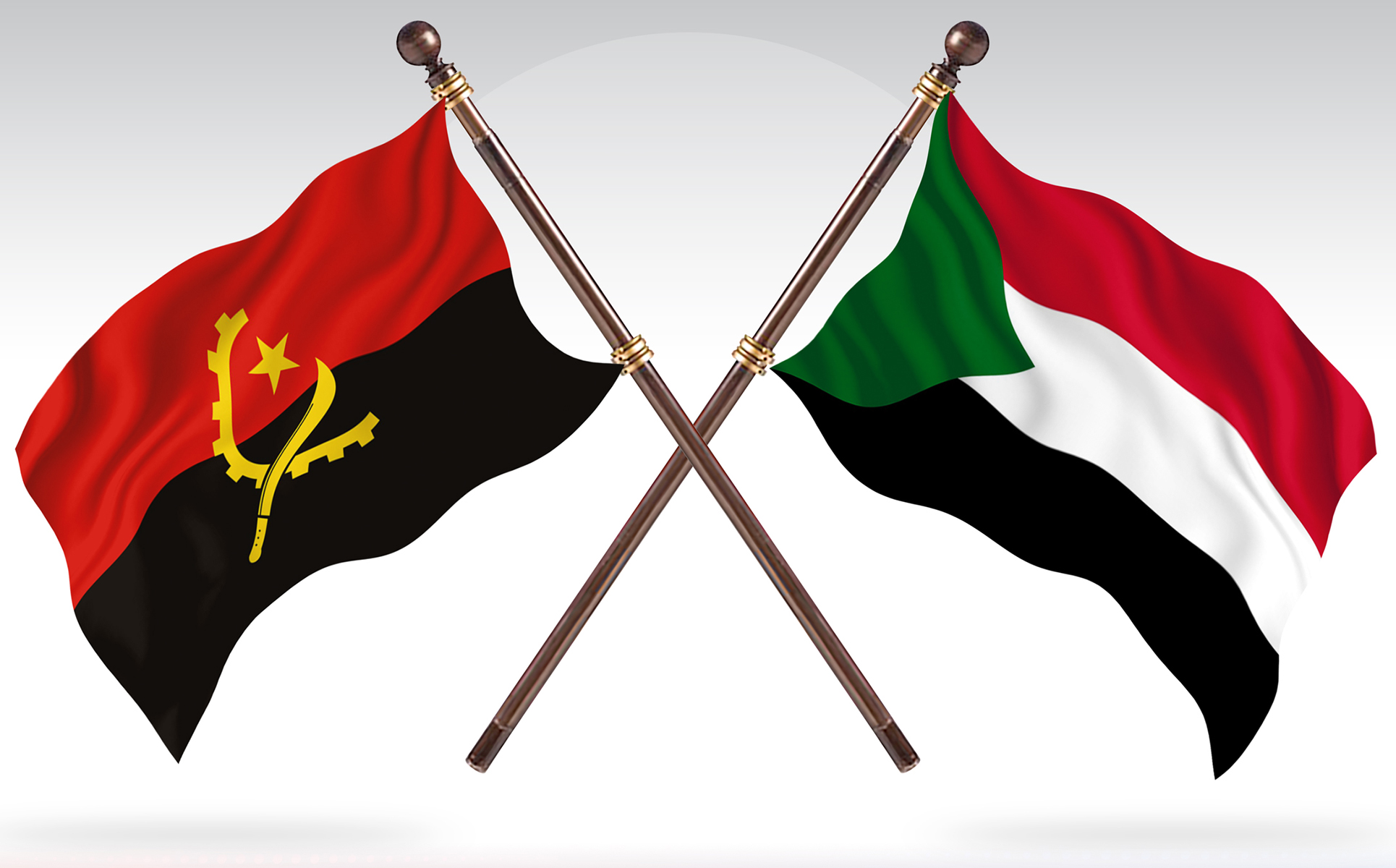Download Иллюстрация "Angola versus Sudan Two Countries Flags - Illustration" / Angola versus Sudan Two Countries Flags - Illustration - Иллюстрация на тему графика national,patriotic,europe,asia,republic,map,flag,country,cartography,geography,nation,illustration,graphic,vector,state,world,isolated,symbol,border,icon