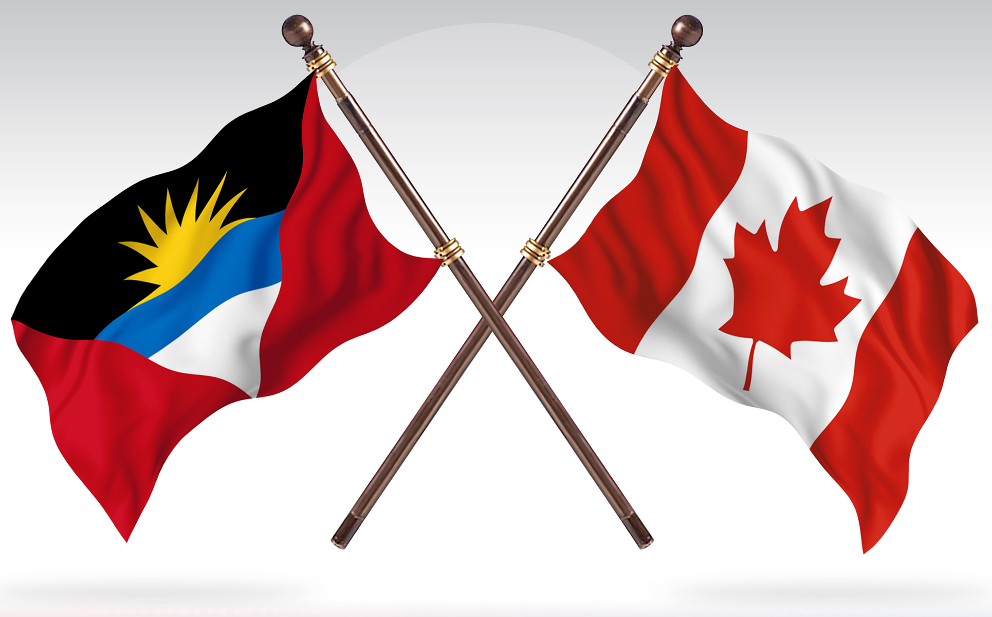 Download Иллюстрация "Antigua versus Canada Two Countries Flags - Illustration" / Antigua versus Canada Two Countries Flags - Illustration - Иллюстрация на тему графика national,patriotic,europe,asia,republic,map,flag,country,cartography,geography,nation,illustration,graphic,vector,state,world,isolated,symbol,border,icon