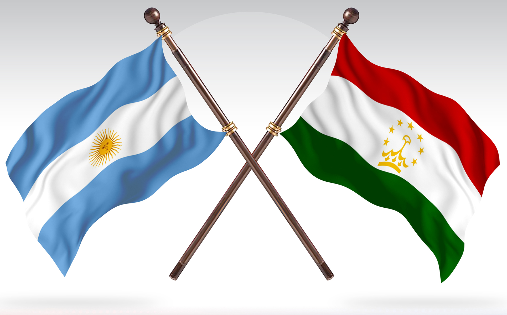 Download Иллюстрация "Argentina versus Tajikistan Two Countries Flags - Illustration" / Argentina versus Tajikistan Two Countries Flags - Illustration - Иллюстрация на тему графика national,patriotic,europe,asia,republic,map,flag,country,cartography,geography,nation,illustration,graphic,vector,state,world,isolated,symbol,border,icon