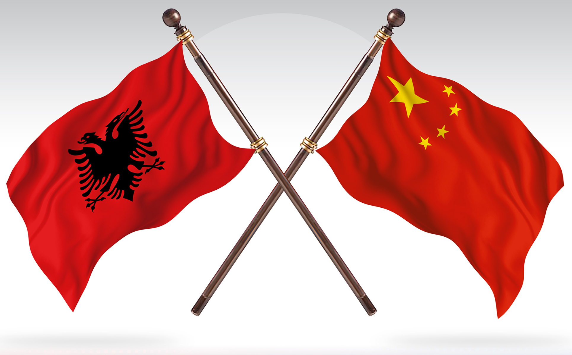 Download Иллюстрация "Albania versus China Two Countries Flags - Illustration" / Albania versus China Two Countries Flags - Illustration - Иллюстрация на тему графика national,patriotic,europe,asia,republic,map,flag,country,cartography,geography,nation,illustration,graphic,vector,state,world,isolated,symbol,border,icon