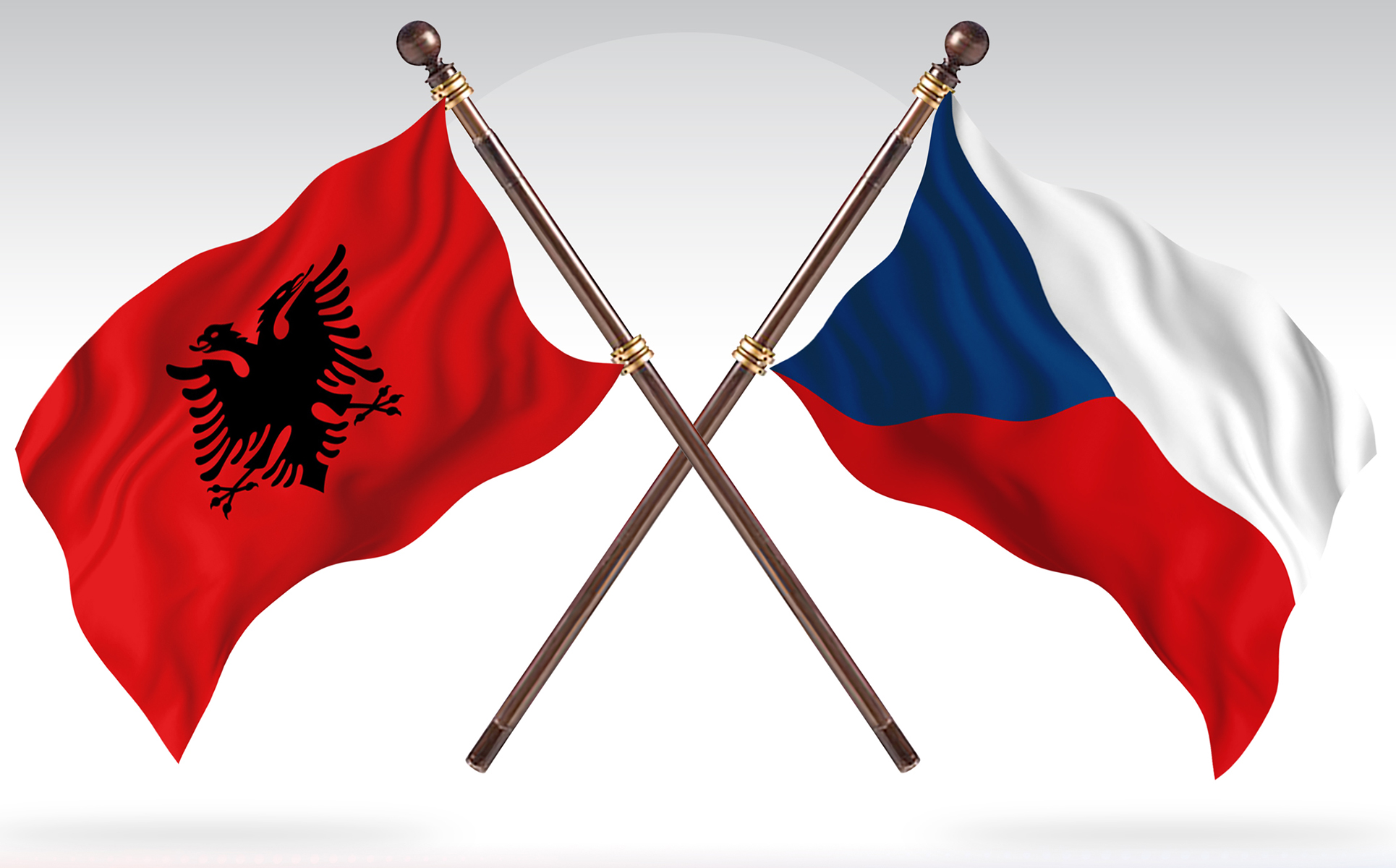 Download Иллюстрация "Albania versus Czech Republic Two Countries Flags - Illustration" / Albania versus Czech Republic Two Countries Flags - Illustration - Иллюстрация на тему графика national,patriotic,europe,asia,republic,map,flag,country,cartography,geography,nation,illustration,graphic,vector,state,world,isolated,symbol,border,icon