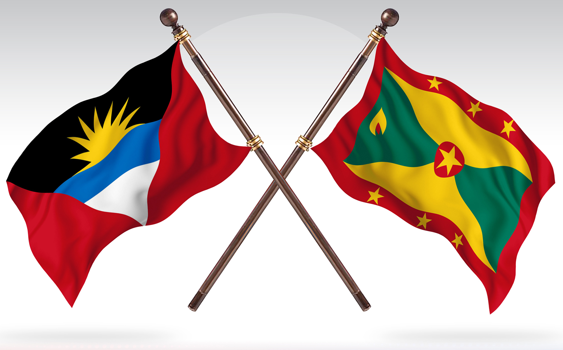 Download Иллюстрация "Antigua versus Grenada Two Countries Flags - Illustration" / Antigua versus Grenada Two Countries Flags - Illustration - Иллюстрация на тему графика national,patriotic,europe,asia,republic,map,flag,country,cartography,geography,nation,illustration,graphic,vector,state,world,isolated,symbol,border,icon