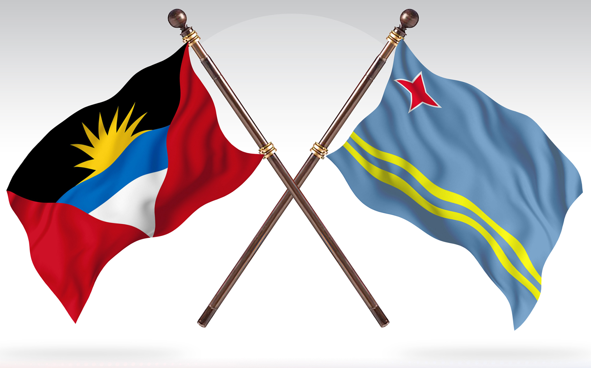 Download Иллюстрация "Antigua versus Aruba Two Countries Flags - Illustration" / Antigua versus Aruba Two Countries Flags - Illustration - Иллюстрация на тему графика national,patriotic,europe,asia,republic,map,flag,country,cartography,geography,nation,illustration,graphic,vector,state,world,isolated,symbol,border,icon