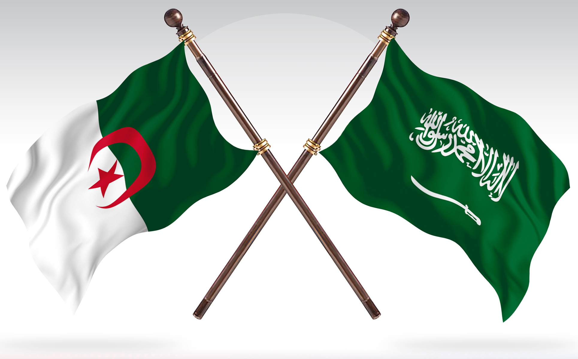 Download Иллюстрация "Algeria versus Saudi Arabia Two Countries Flags - Illustration" / Algeria versus Saudi Arabia Two Countries Flags - Illustration - Иллюстрация на тему графика national,patriotic,europe,asia,republic,map,flag,country,cartography,geography,nation,illustration,graphic,vector,state,world,isolated,symbol,border,icon