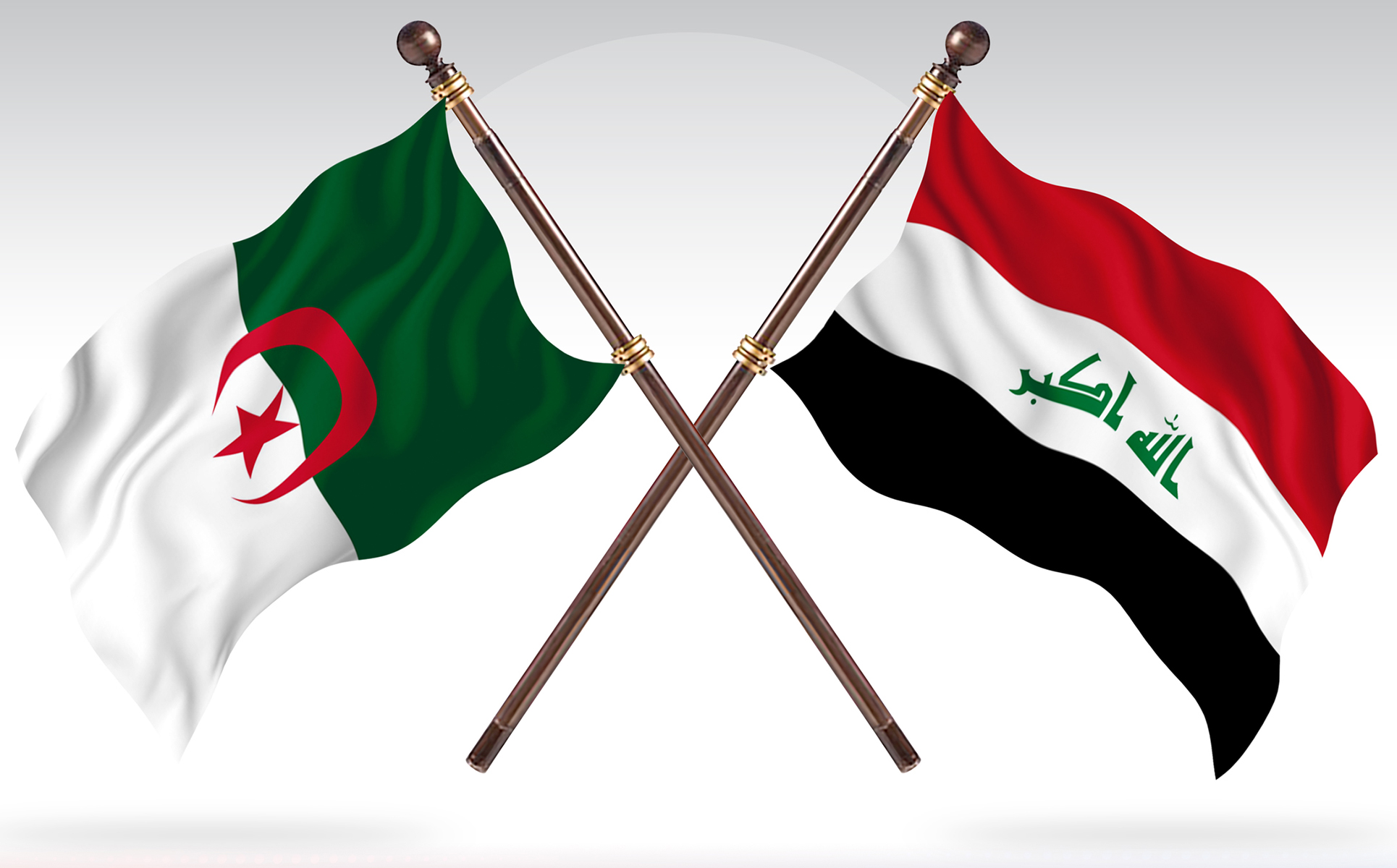 Download Иллюстрация "Algeria versus Iraq Two Countries Flags - Illustration" / Algeria versus Iraq Two Countries Flags - Illustration - Иллюстрация на тему графика national,patriotic,europe,asia,republic,map,flag,country,cartography,geography,nation,illustration,graphic,vector,state,world,isolated,symbol,border,icon