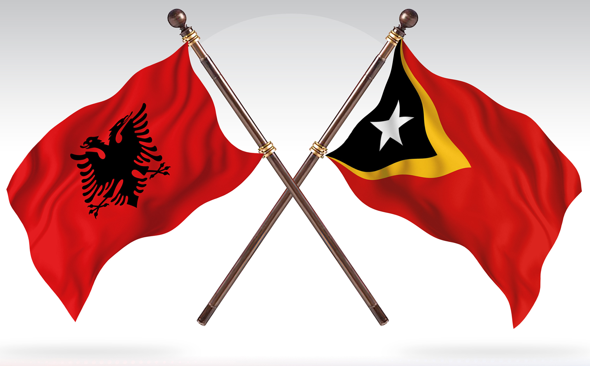 Download Иллюстрация "Albania versus Timor-Leste Two Countries Flags - Illustration" / Albania versus Timor-Leste Two Countries Flags - Illustration - Иллюстрация на тему графика national,patriotic,europe,asia,republic,map,flag,country,cartography,geography,nation,illustration,graphic,vector,state,world,isolated,symbol,border,icon