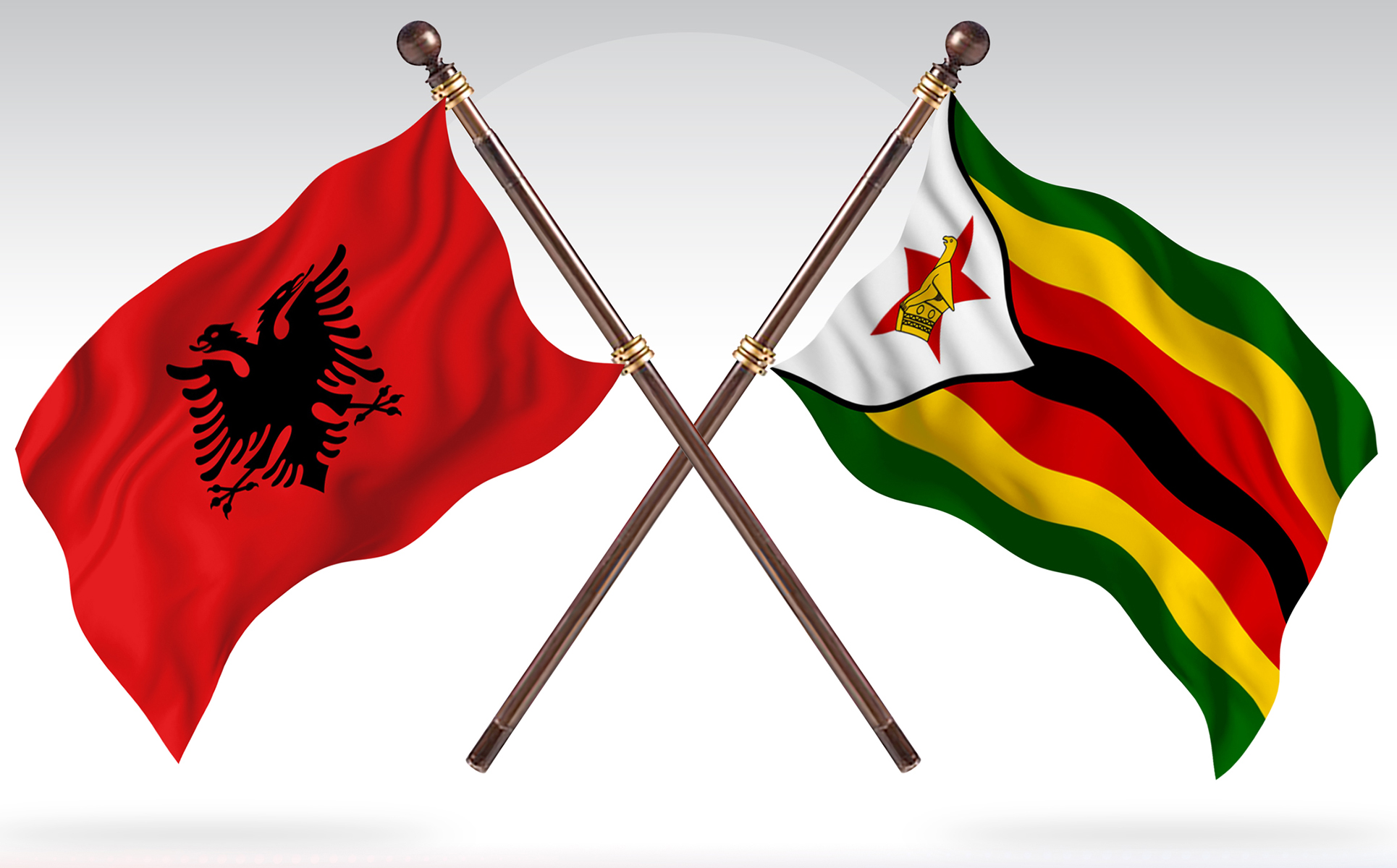 Download Иллюстрация "Albania versus Zimbabwe Two Countries Flags - Illustration" / Albania versus Zimbabwe Two Countries Flags - Illustration - Иллюстрация на тему графика national,patriotic,europe,asia,republic,map,flag,country,cartography,geography,nation,illustration,graphic,vector,state,world,isolated,symbol,border,icon