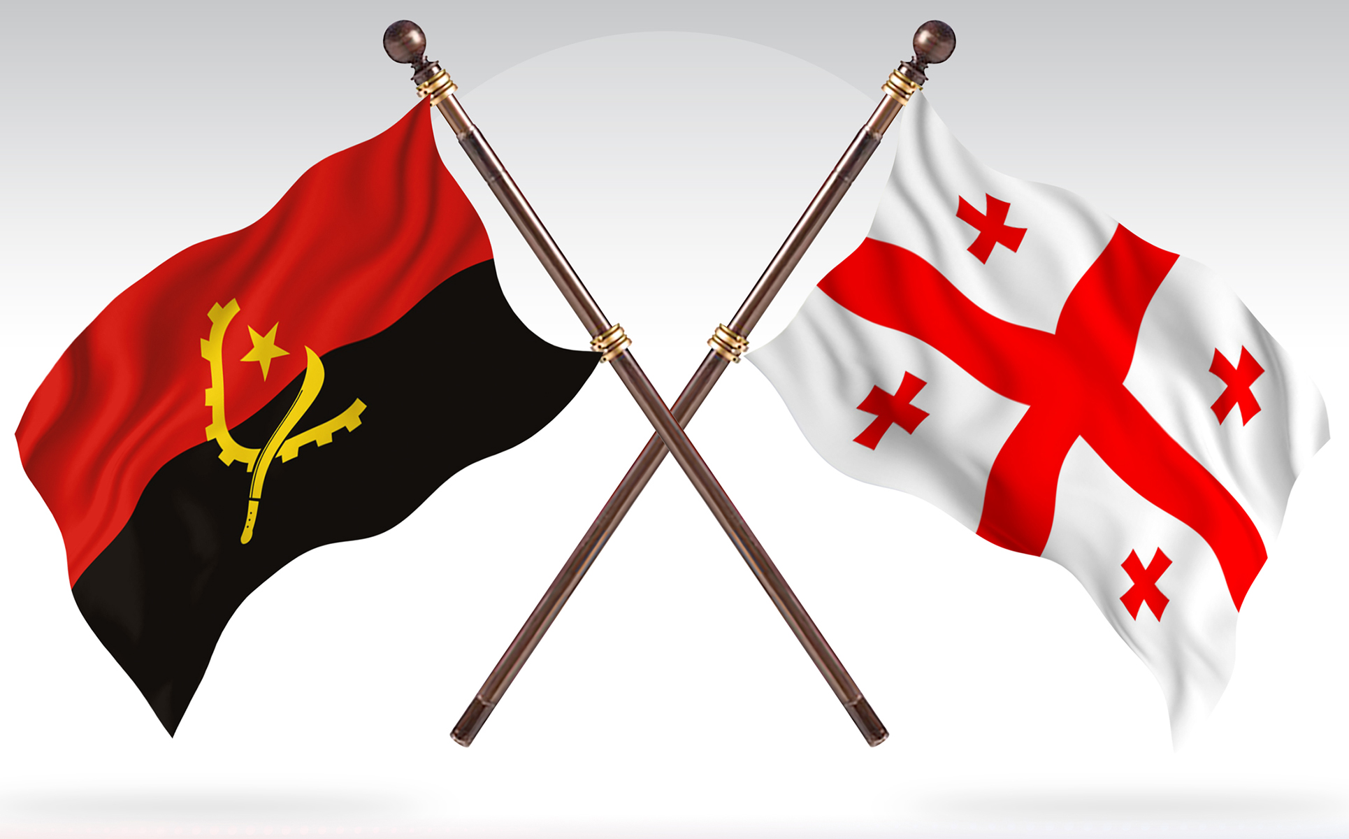Download Иллюстрация "Angola versus Georgia Two Countries Flags - Illustration" / Angola versus Georgia Two Countries Flags - Illustration - Иллюстрация на тему графика national,patriotic,europe,asia,republic,map,flag,country,cartography,geography,nation,illustration,graphic,vector,state,world,isolated,symbol,border,icon