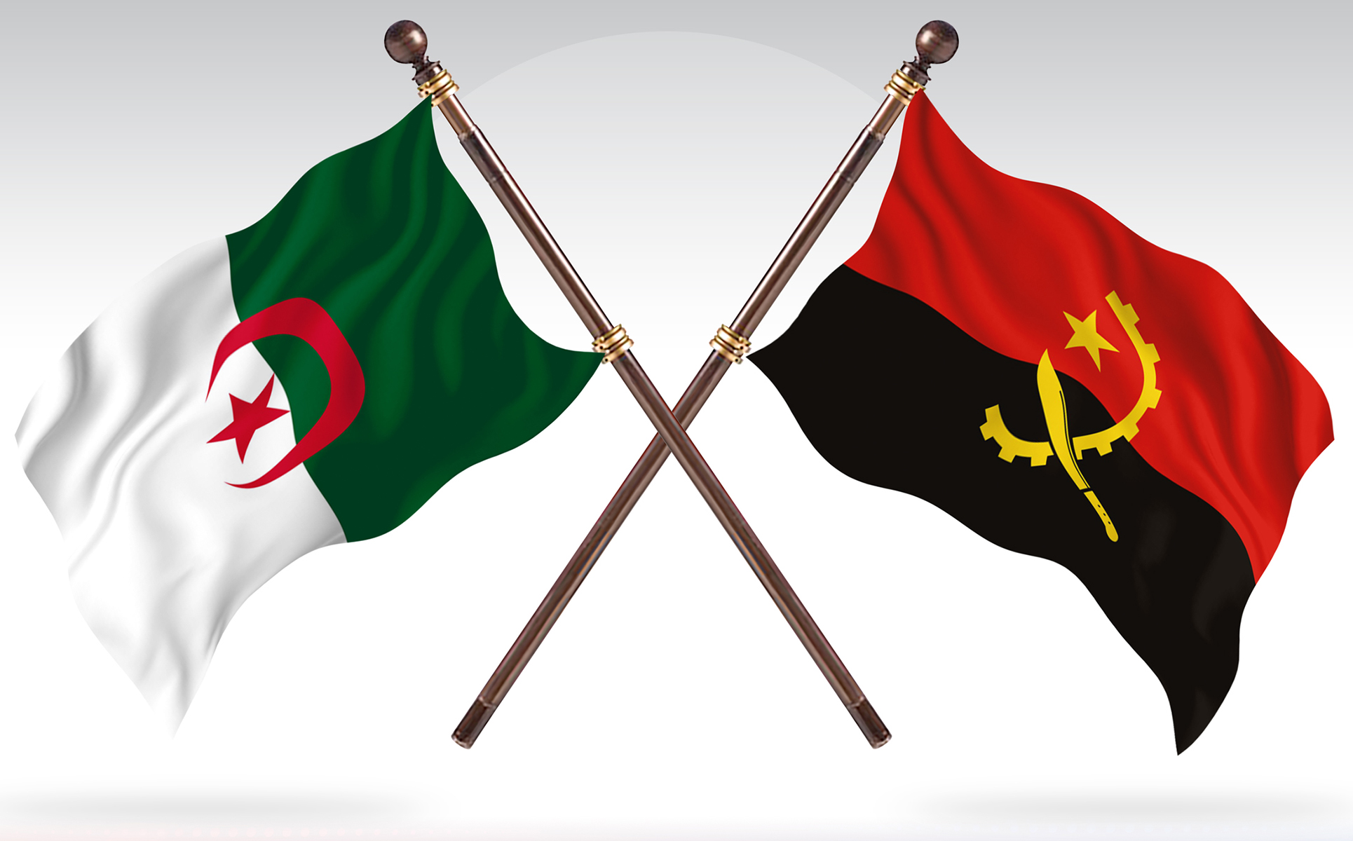 Download Иллюстрация "Algeria versus Angola Two Countries Flags - Illustration" / Algeria versus Angola Two Countries Flags - Illustration - Иллюстрация на тему графика national,patriotic,europe,asia,republic,map,flag,country,cartography,geography,nation,illustration,graphic,vector,state,world,isolated,symbol,border,icon