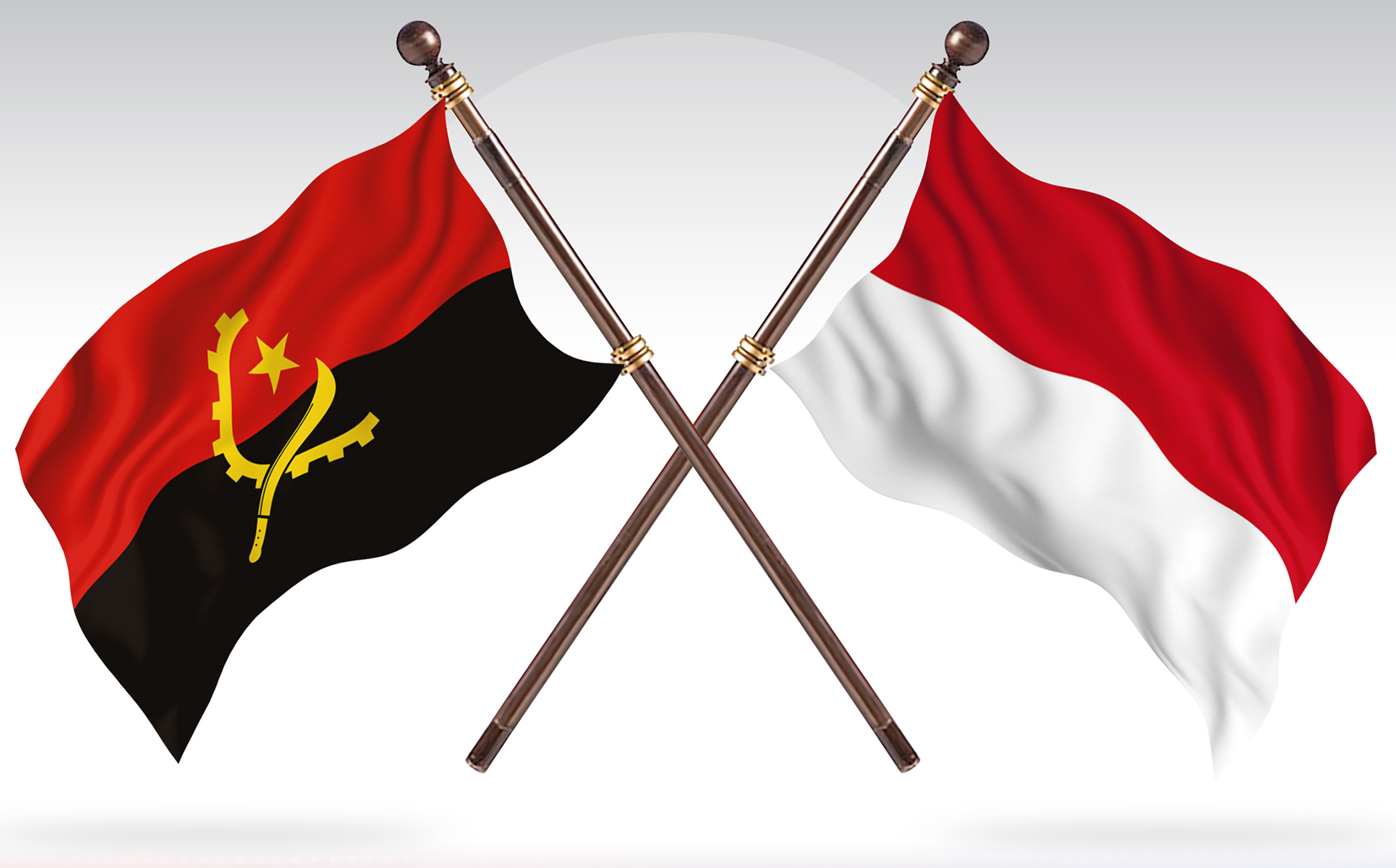 Download Иллюстрация "Angola versus Indonesia Two Countries Flags - Illustration" / Angola versus Indonesia Two Countries Flags - Illustration - Иллюстрация на тему графика national,patriotic,europe,asia,republic,map,flag,country,cartography,geography,nation,illustration,graphic,vector,state,world,isolated,symbol,border,icon
