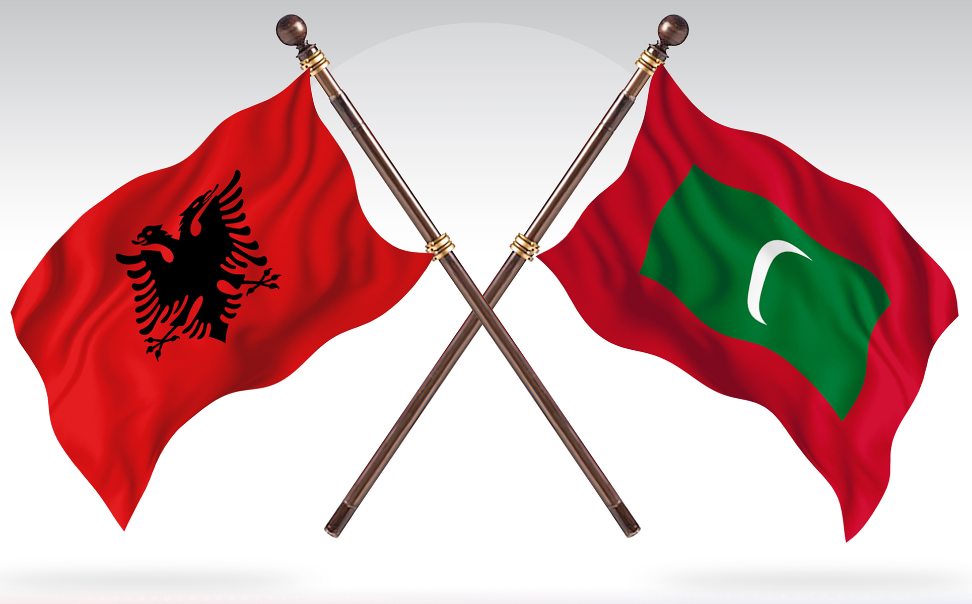 Download Иллюстрация "Albania versus Maldives Two Countries Flags - Illustration" / Albania versus Maldives Two Countries Flags - Illustration - Иллюстрация на тему графика national,patriotic,europe,asia,republic,map,flag,country,cartography,geography,nation,illustration,graphic,vector,state,world,isolated,symbol,border,icon