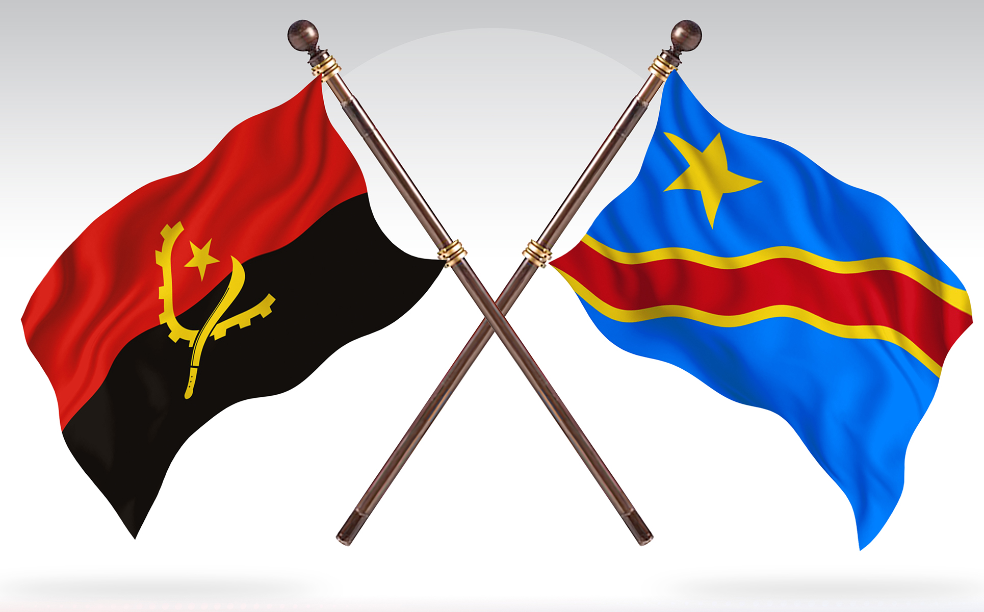 Download Иллюстрация "Angola versus Democratic Republic Congo Two Countries Flags - Illustration" / Angola versus Democratic Republic Congo Two Countries Flags - Illustration - Иллюстрация на тему графика national,patriotic,europe,asia,republic,map,flag,country,cartography,geography,nation,illustration,graphic,vector,state,world,isolated,symbol,border,icon
