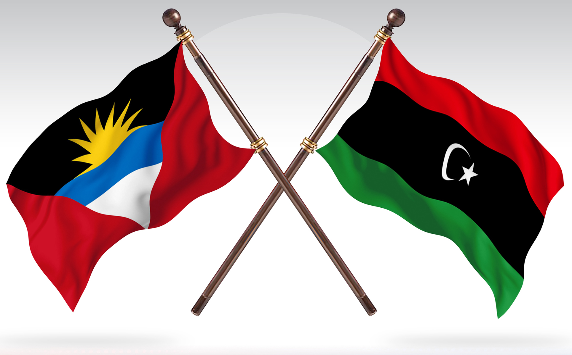 Download Иллюстрация "Antigua versus Libya Two Countries Flags - Illustration" / Antigua versus Libya Two Countries Flags - Illustration - Иллюстрация на тему графика national,patriotic,europe,asia,republic,map,flag,country,cartography,geography,nation,illustration,graphic,vector,state,world,isolated,symbol,border,icon