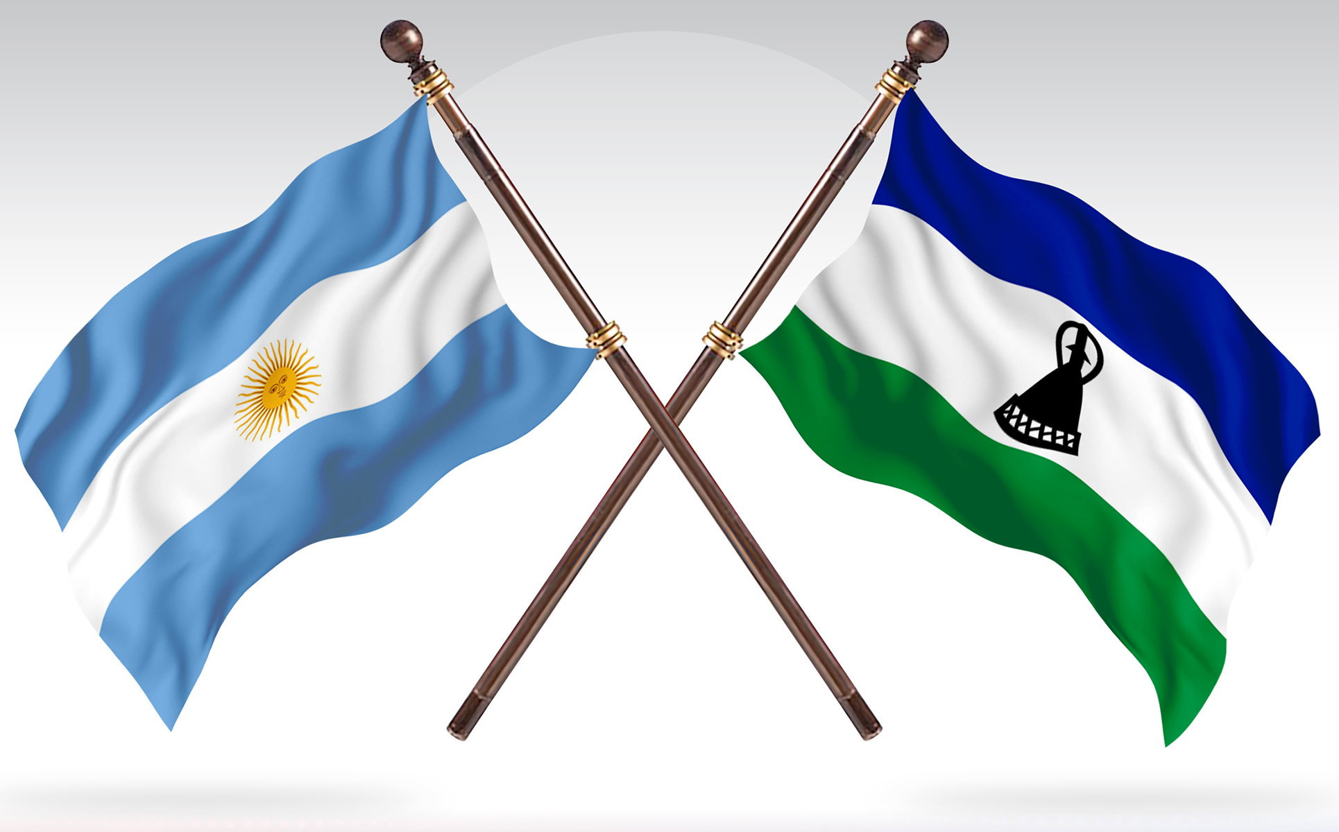 Download Иллюстрация "Argentina versus Lesotho Two Countries Flags - Illustration" / Argentina versus Lesotho Two Countries Flags - Illustration - Иллюстрация на тему графика national,patriotic,europe,asia,republic,map,flag,country,cartography,geography,nation,illustration,graphic,vector,state,world,isolated,symbol,border,icon