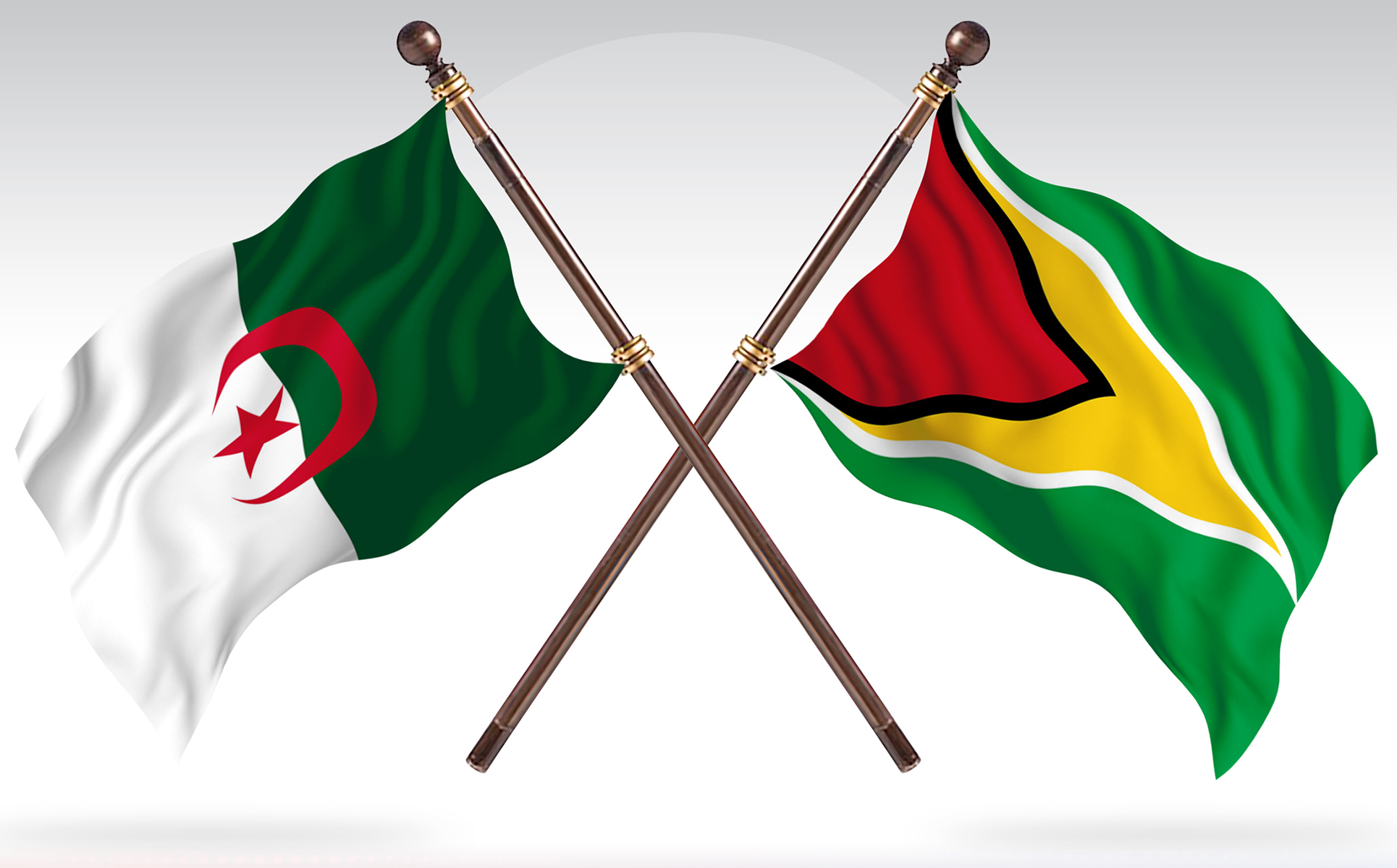 Download Иллюстрация "Algeria versus Guyana Two Countries Flags - Illustration" / Algeria versus Guyana Two Countries Flags - Illustration - Иллюстрация на тему графика national,patriotic,europe,asia,republic,map,flag,country,cartography,geography,nation,illustration,graphic,vector,state,world,isolated,symbol,border,icon
