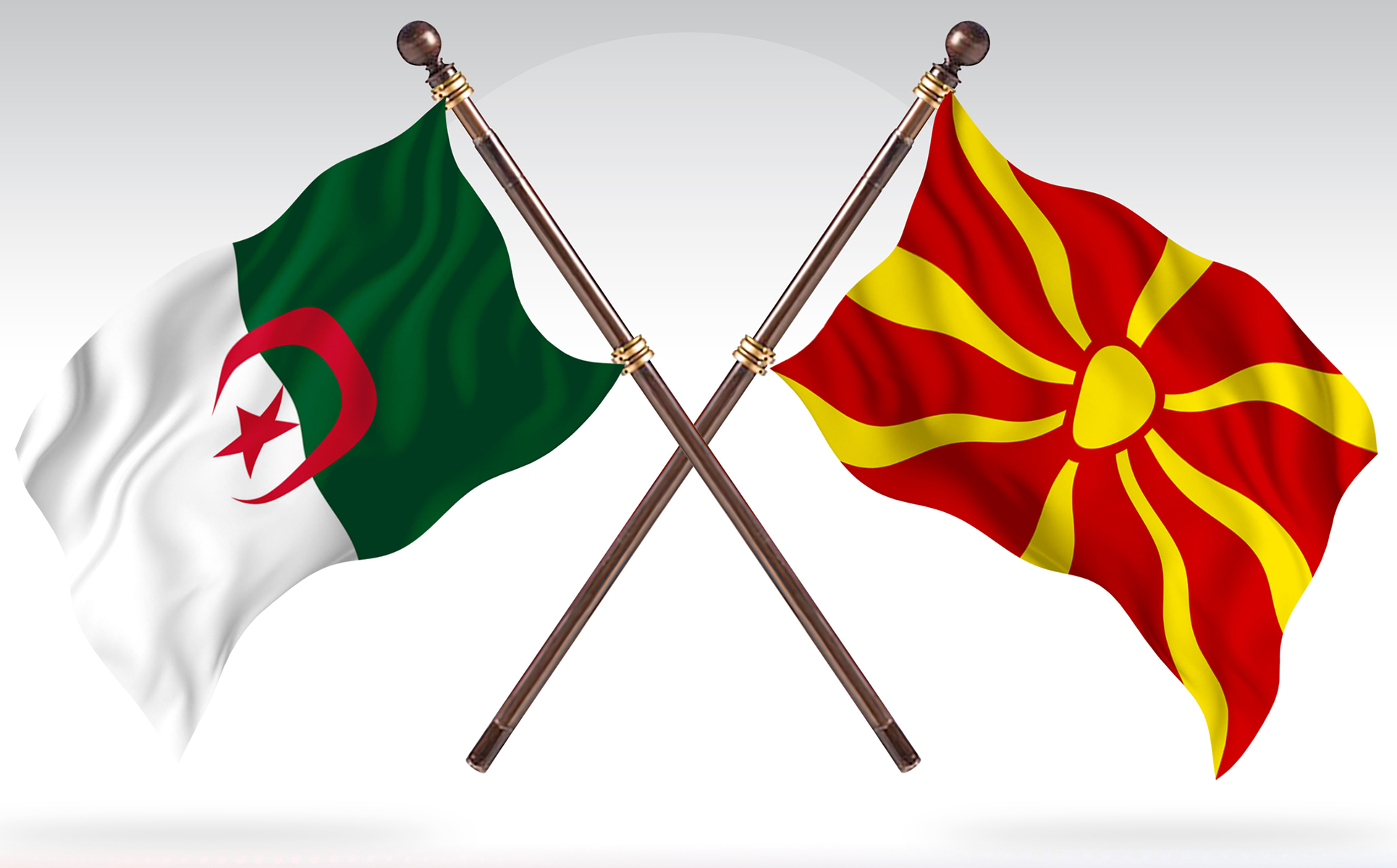 Download Иллюстрация "Algeria versus Macedonia Two Countries Flags - Illustration" / Algeria versus Macedonia Two Countries Flags - Illustration - Иллюстрация на тему графика national,patriotic,europe,asia,republic,map,flag,country,cartography,geography,nation,illustration,graphic,vector,state,world,isolated,symbol,border,icon