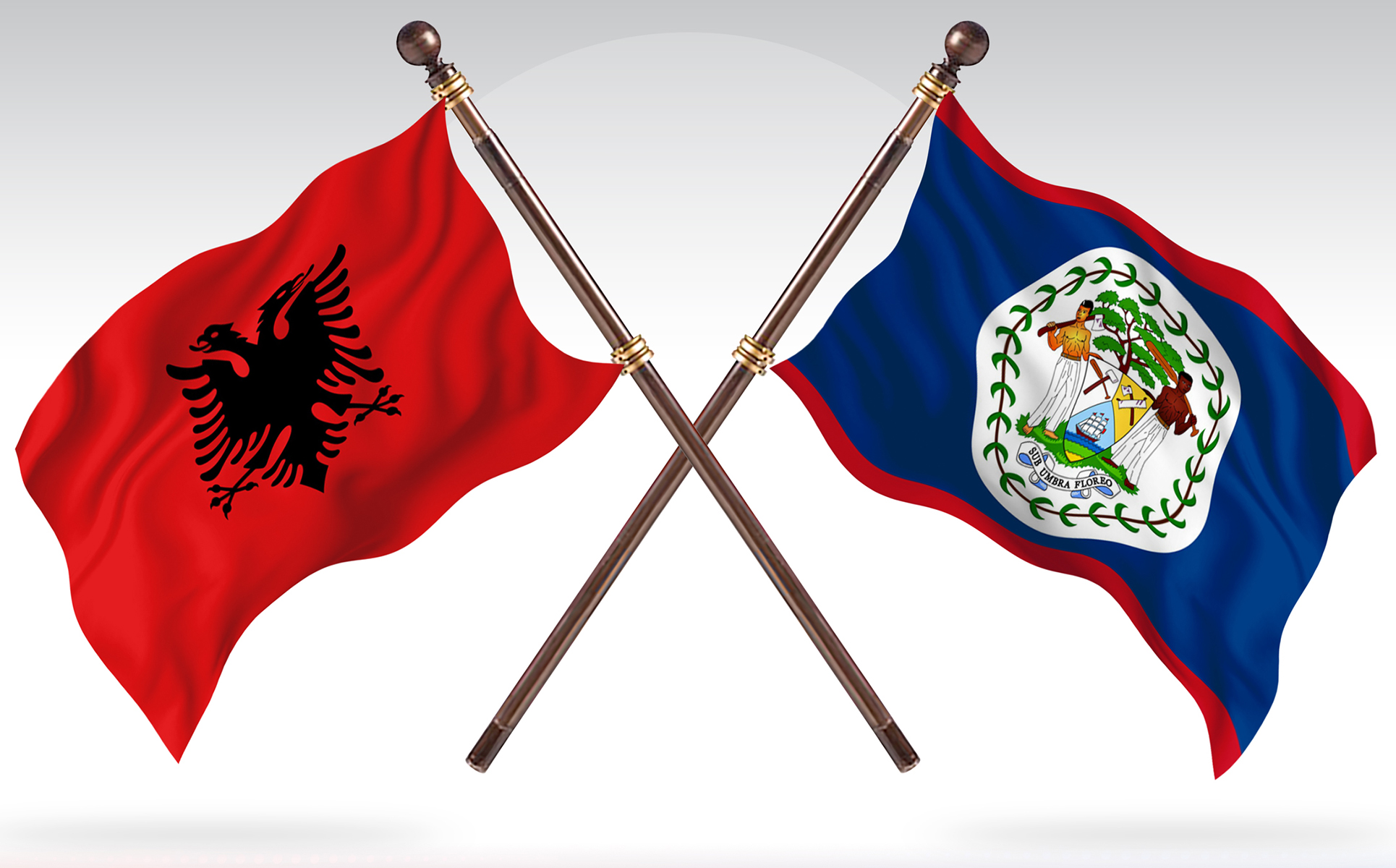 Download Иллюстрация "Albania versus Belize Two Countries Flags - Illustration" / Albania versus Belize Two Countries Flags - Illustration - Иллюстрация на тему графика national,patriotic,europe,asia,republic,map,flag,country,cartography,geography,nation,illustration,graphic,vector,state,world,isolated,symbol,border,icon