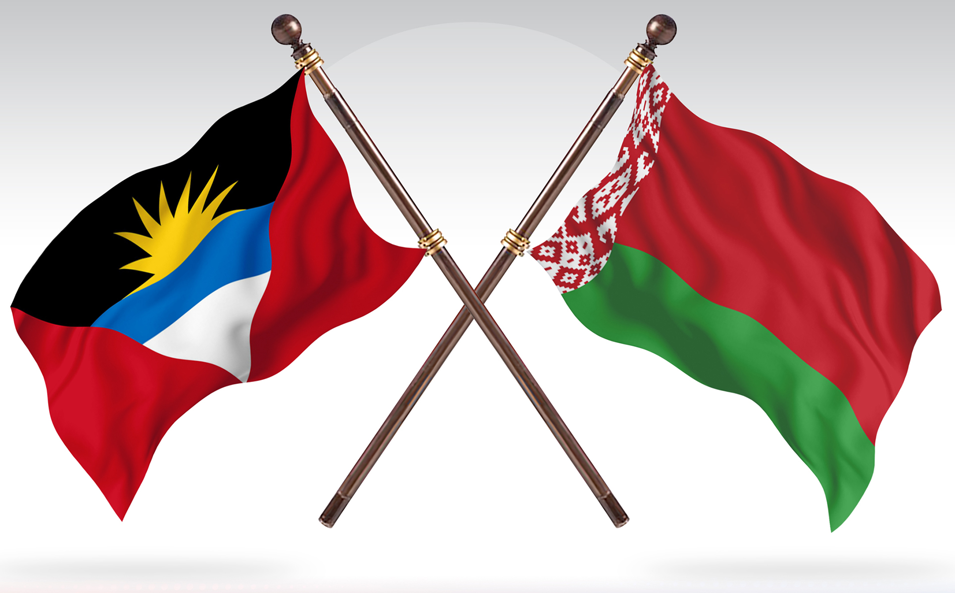 Download Иллюстрация "Antigua versus Belarus Two Countries Flags - Illustration" / Antigua versus Belarus Two Countries Flags - Illustration - Иллюстрация на тему графика national,patriotic,europe,asia,republic,map,flag,country,cartography,geography,nation,illustration,graphic,vector,state,world,isolated,symbol,border,icon