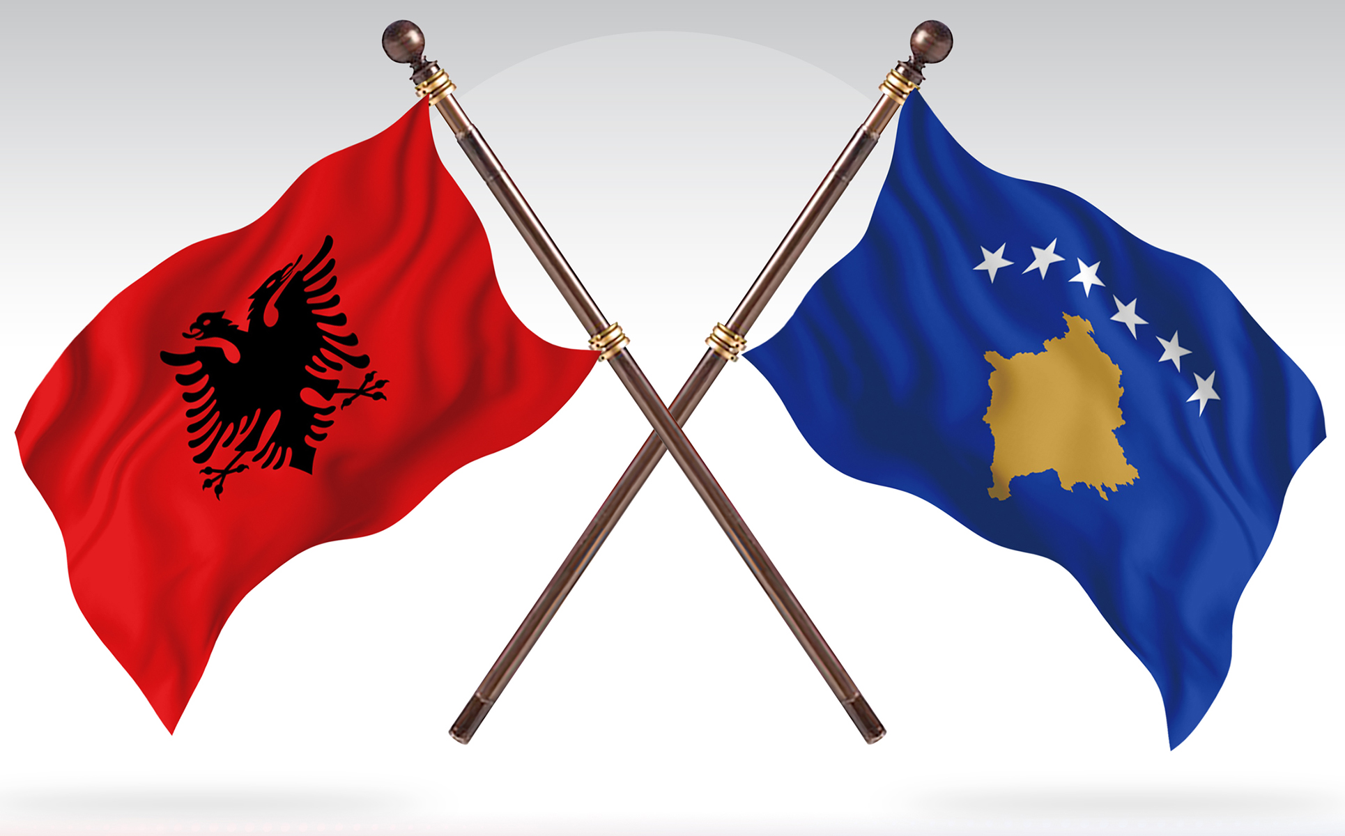 Download Иллюстрация "Albania versus Kosovo Two Countries Flags - Illustration" / Albania versus Kosovo Two Countries Flags - Illustration - Иллюстрация на тему графика national,patriotic,europe,asia,republic,map,flag,country,cartography,geography,nation,illustration,graphic,vector,state,world,isolated,symbol,border,icon