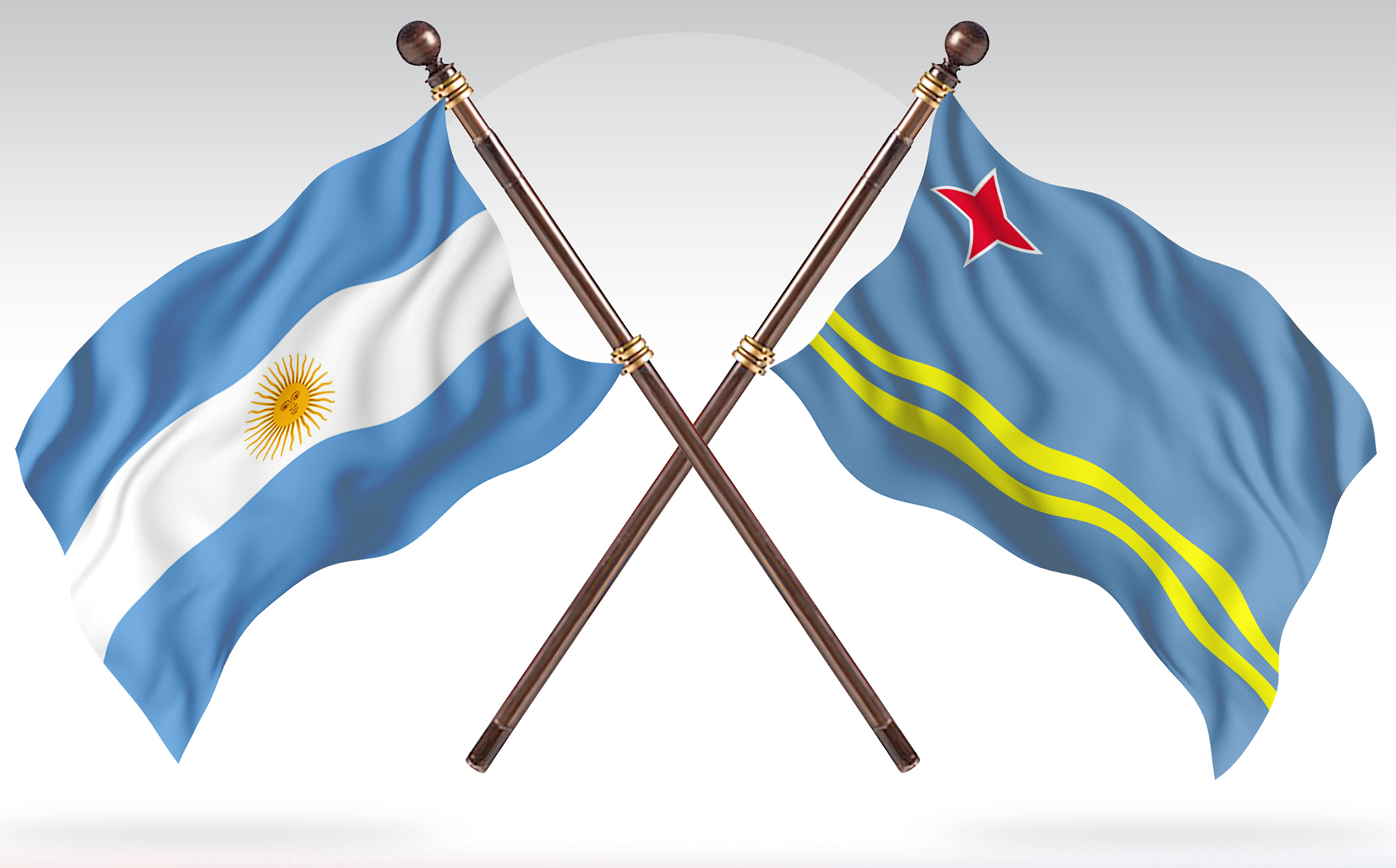 Download Иллюстрация "Argentina versus Aruba Two Countries Flags - Illustration" / Argentina versus Aruba Two Countries Flags - Illustration - Иллюстрация на тему графика national,patriotic,europe,asia,republic,map,flag,country,cartography,geography,nation,illustration,graphic,vector,state,world,isolated,symbol,border,icon