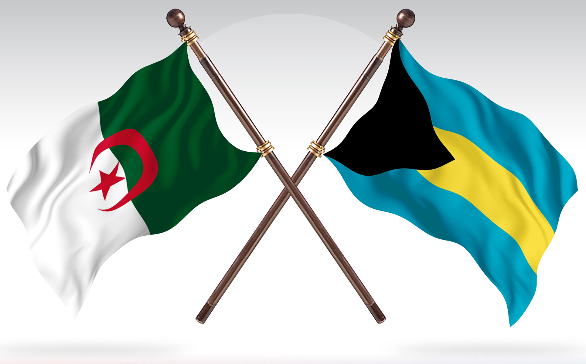Download Иллюстрация "Algeria versus  Bahamas  Two Countries Flags - Illustration" / Algeria versus  Bahamas  Two Countries Flags - Illustration - Иллюстрация на тему графика national,patriotic,europe,asia,republic,map,flag,country,cartography,geography,nation,illustration,graphic,vector,state,world,isolated,symbol,border,icon