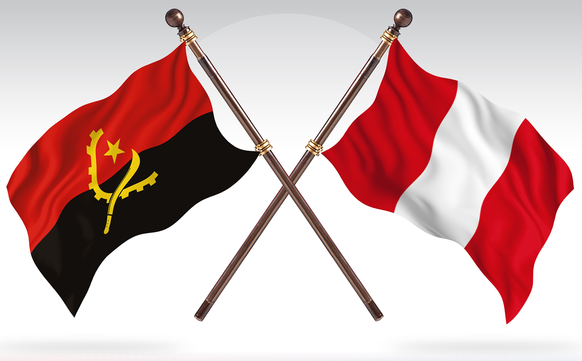 Download Иллюстрация "Angola versus Peru Two Countries Flags - Illustration" / Angola versus Peru Two Countries Flags - Illustration - Иллюстрация на тему графика national,patriotic,europe,asia,republic,map,flag,country,cartography,geography,nation,illustration,graphic,vector,state,world,isolated,symbol,border,icon