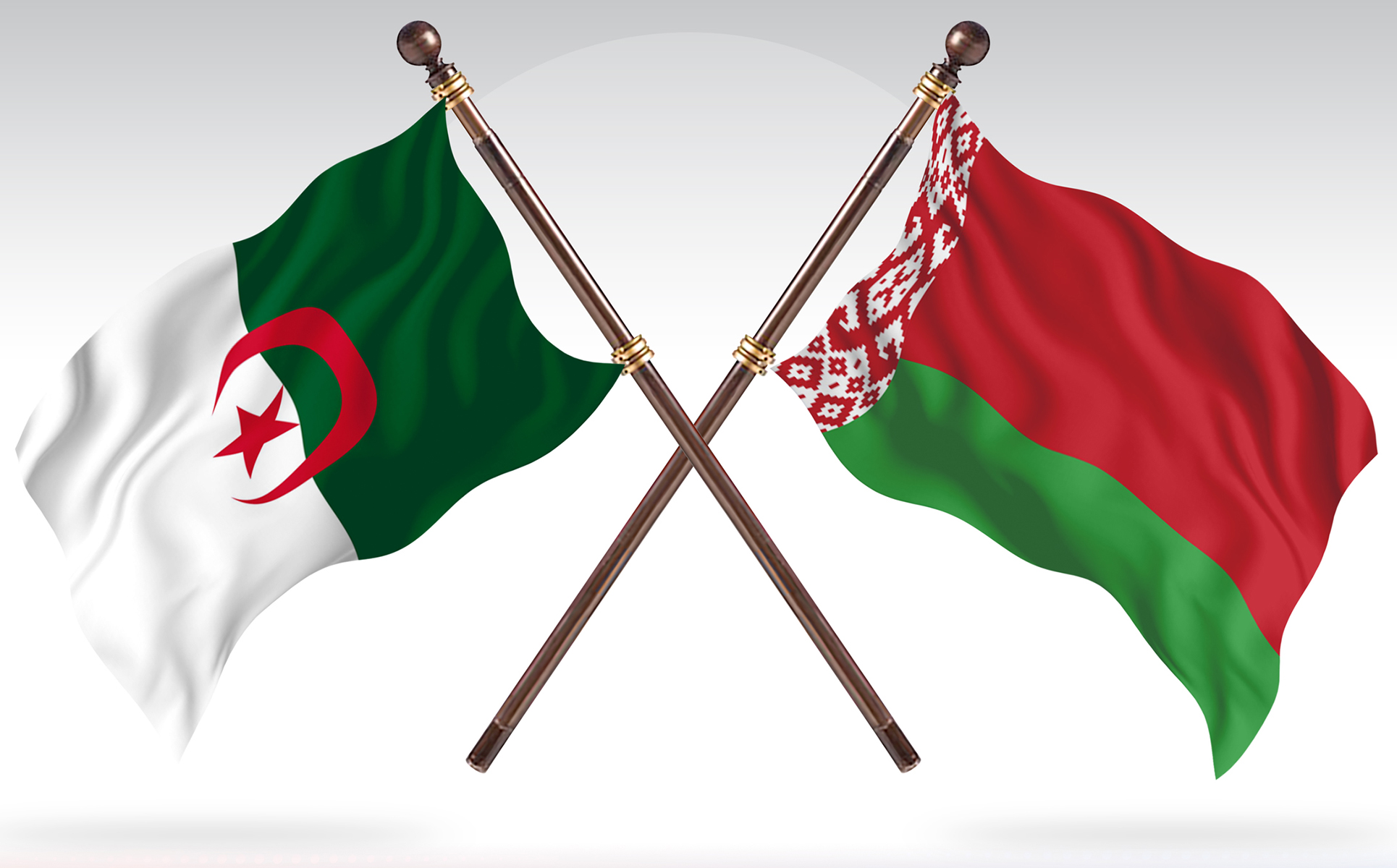 Download Иллюстрация "Algeria versus Belarus Two Countries Flags - Illustration" / Algeria versus Belarus Two Countries Flags - Illustration - Иллюстрация на тему графика national,patriotic,europe,asia,republic,map,flag,country,cartography,geography,nation,illustration,graphic,vector,state,world,isolated,symbol,border,icon