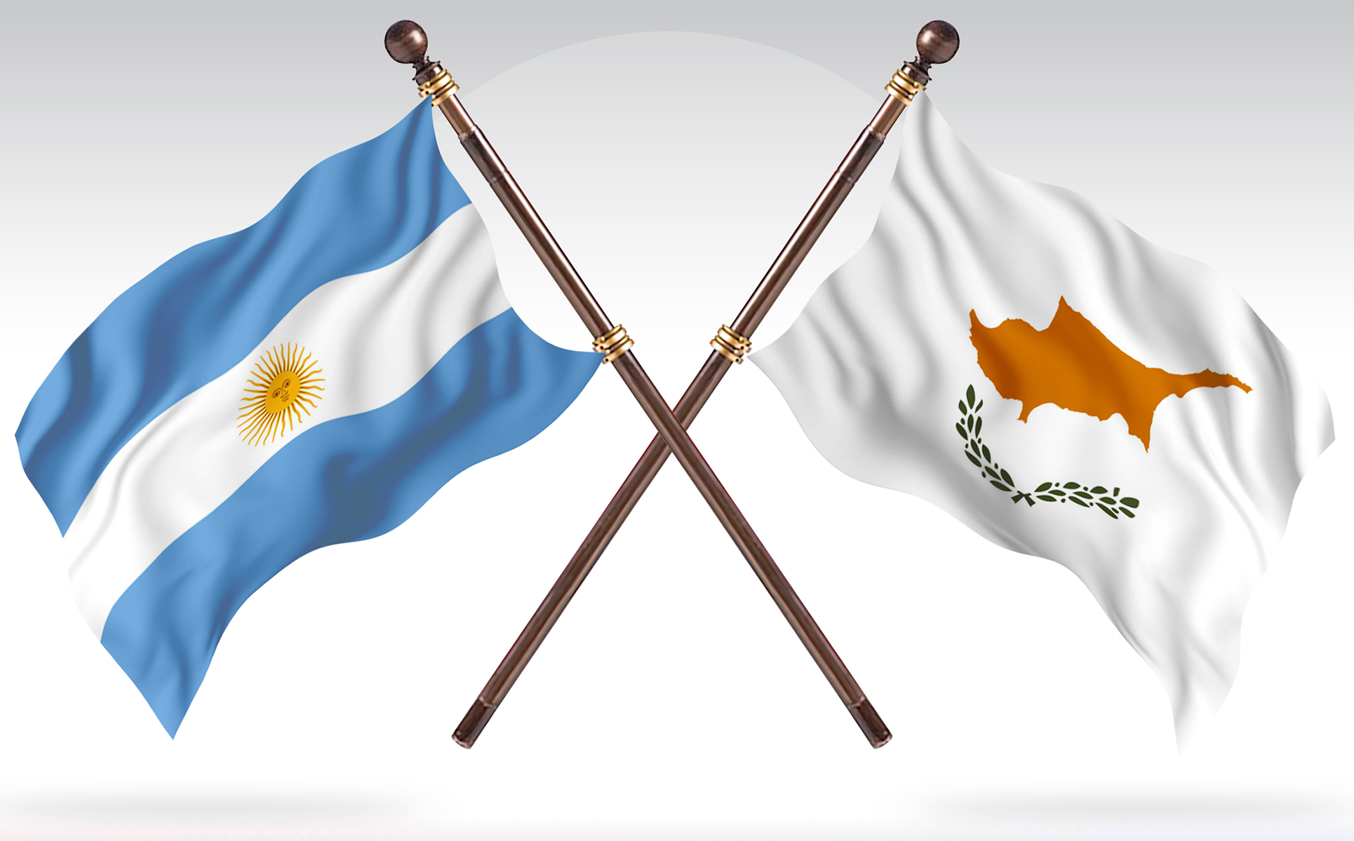 Download Иллюстрация "Argentina versus Cyprus Two Countries Flags - Illustration" / Argentina versus Cyprus Two Countries Flags - Illustration - Иллюстрация на тему графика national,patriotic,europe,asia,republic,map,flag,country,cartography,geography,nation,illustration,graphic,vector,state,world,isolated,symbol,border,icon