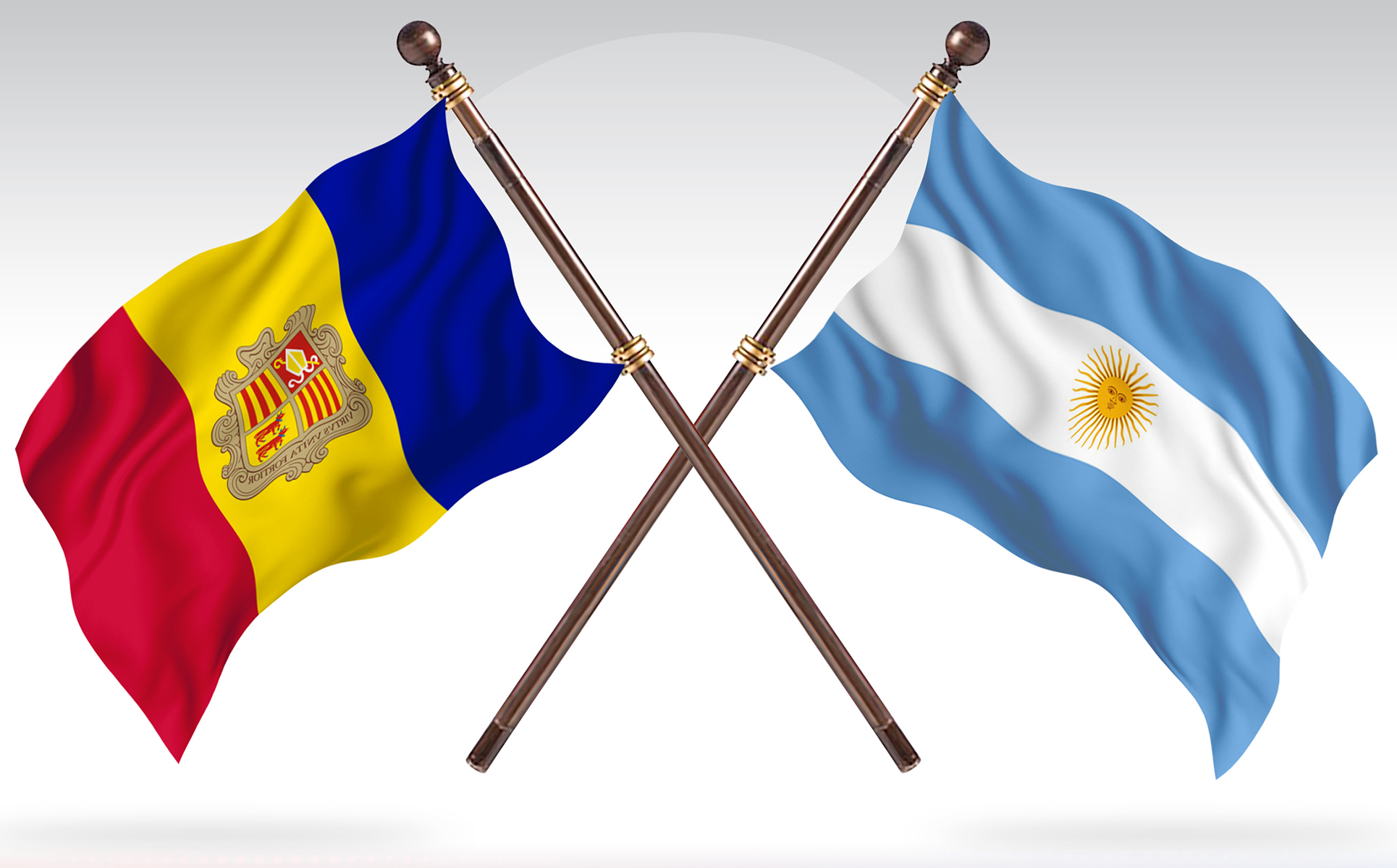 Download Иллюстрация "Andorra versus Argentina Two Countries Flags - Illustration" / Andorra versus Argentina Two Countries Flags - Illustration - Иллюстрация на тему графика national,patriotic,europe,asia,republic,map,flag,country,cartography,geography,nation,illustration,graphic,vector,state,world,isolated,symbol,border,icon