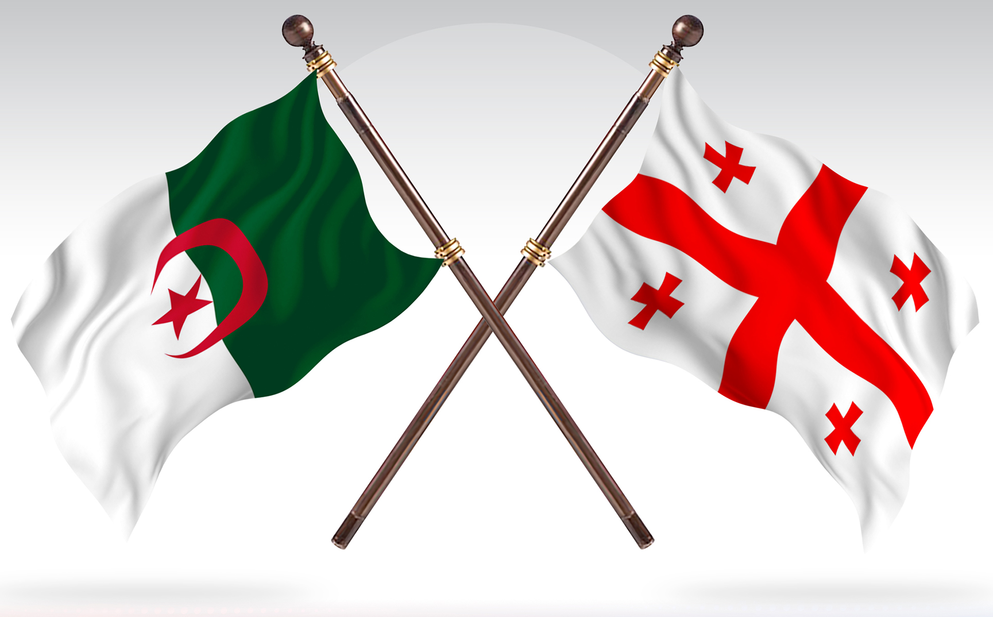 Download Иллюстрация "Algeria versus Georgia Two Countries Flags - Illustration" / Algeria versus Georgia Two Countries Flags - Illustration - Иллюстрация на тему графика national,patriotic,europe,asia,republic,map,flag,country,cartography,geography,nation,illustration,graphic,vector,state,world,isolated,symbol,border,icon