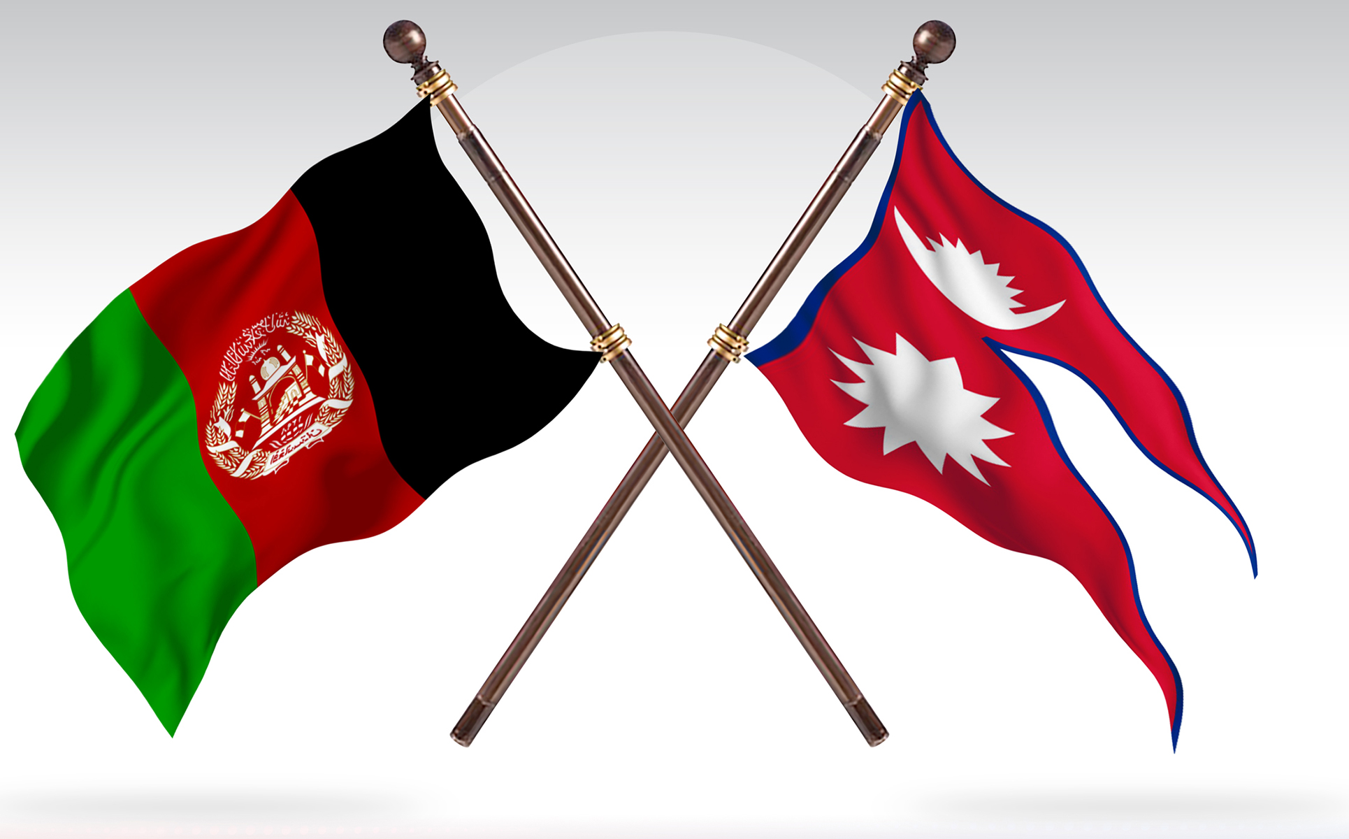 Download Иллюстрация "Afghanistan versus Nepal Two Countries Flags - Illustration" / Afghanistan versus Nepal Two Countries Flags - Illustration - Иллюстрация на тему графика national,patriotic,europe,asia,republic,map,flag,country,cartography,geography,nation,illustration,graphic,vector,state,world,isolated,symbol,border,icon