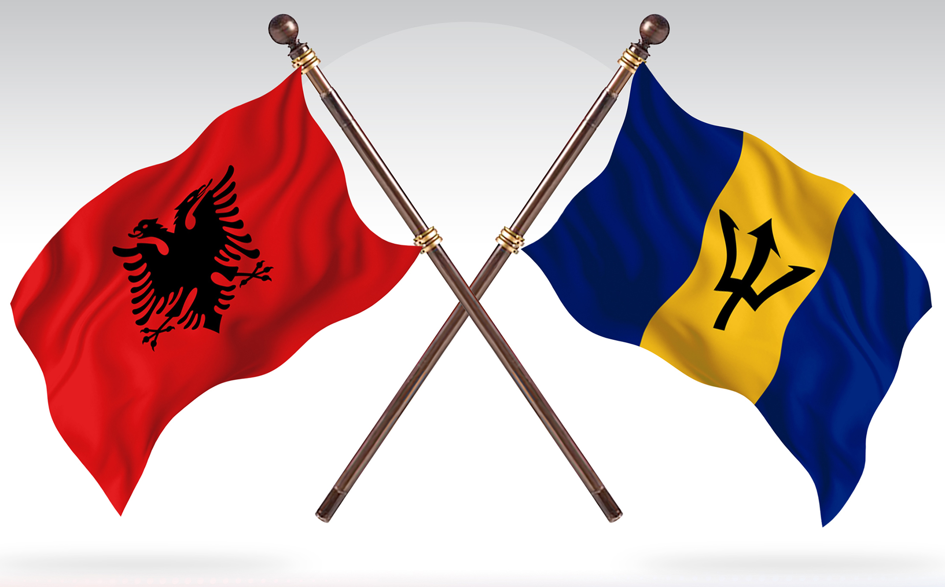 Download Иллюстрация "Albania versus Barbados Two Countries Flags - Illustration" / Albania versus Barbados Two Countries Flags - Illustration - Иллюстрация на тему графика national,patriotic,europe,asia,republic,map,flag,country,cartography,geography,nation,illustration,graphic,vector,state,world,isolated,symbol,border,icon