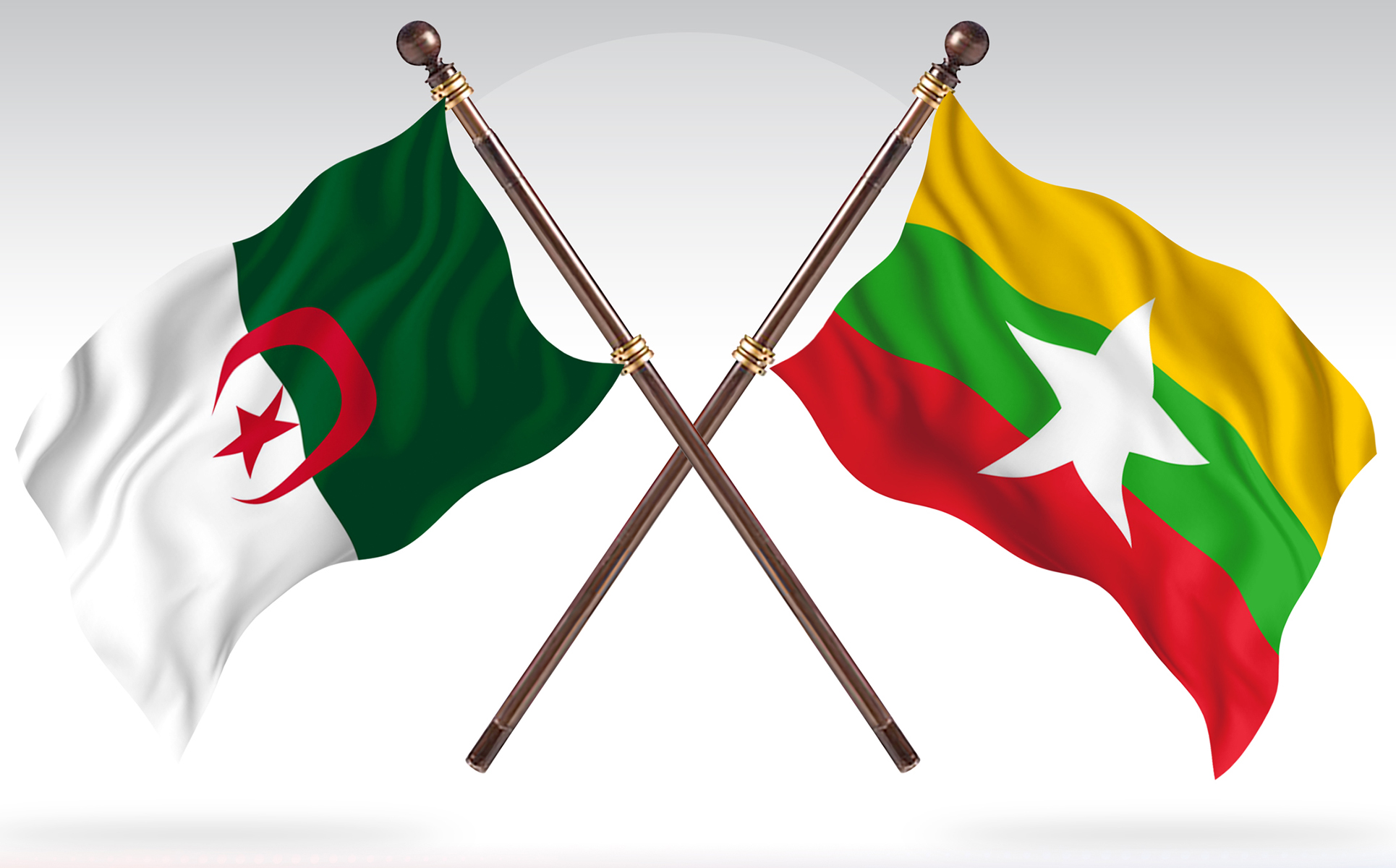 Download Иллюстрация "Algeria versus Burma Two Countries Flags - Illustration" / Algeria versus Burma Two Countries Flags - Illustration - Иллюстрация на тему графика national,patriotic,europe,asia,republic,map,flag,country,cartography,geography,nation,illustration,graphic,vector,state,world,isolated,symbol,border,icon